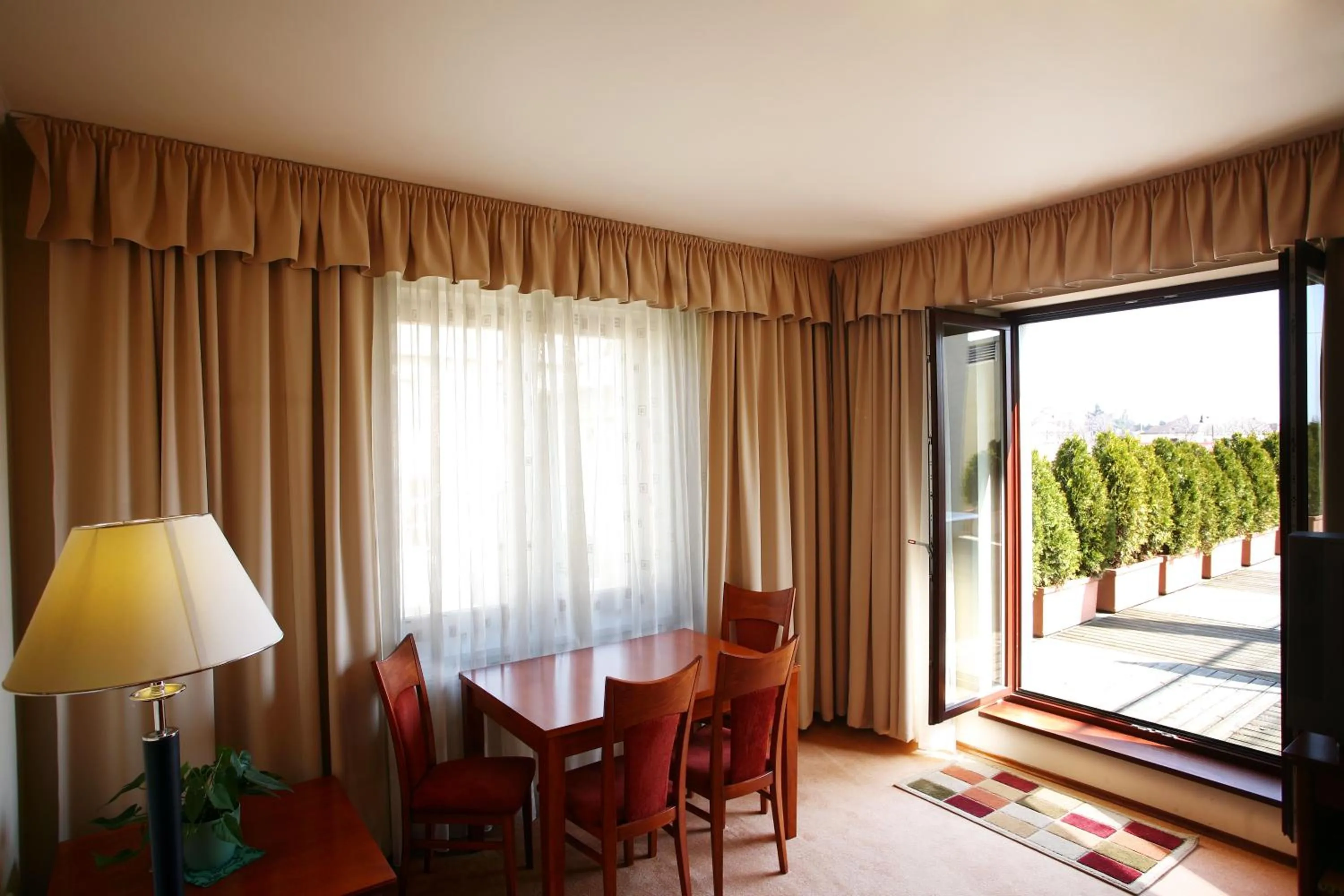 Balcony/Terrace in Hotel Matyšák