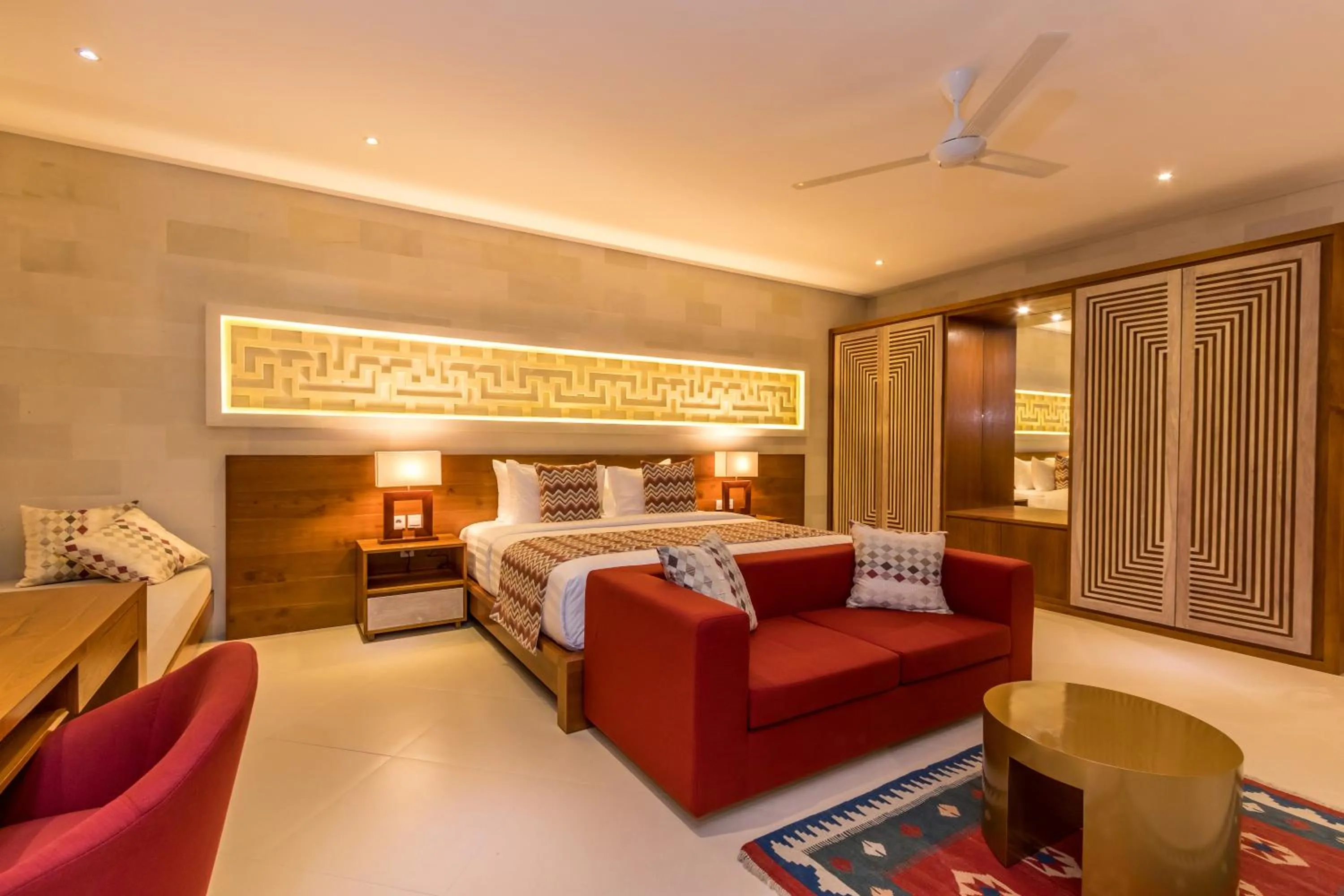 Bedroom, Bed in Villa Seriska Jimbaran