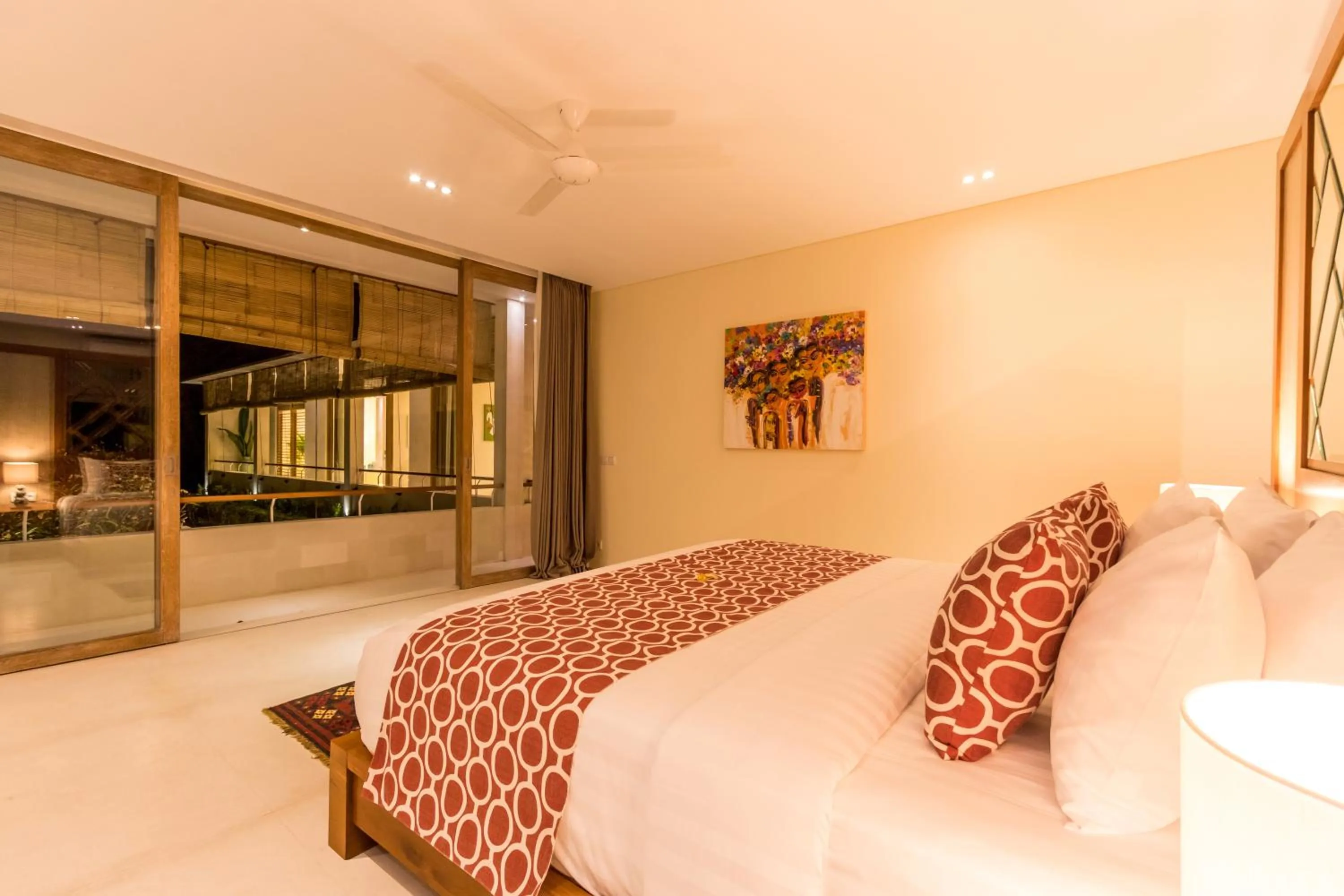 Bedroom, Bed in Villa Seriska Jimbaran