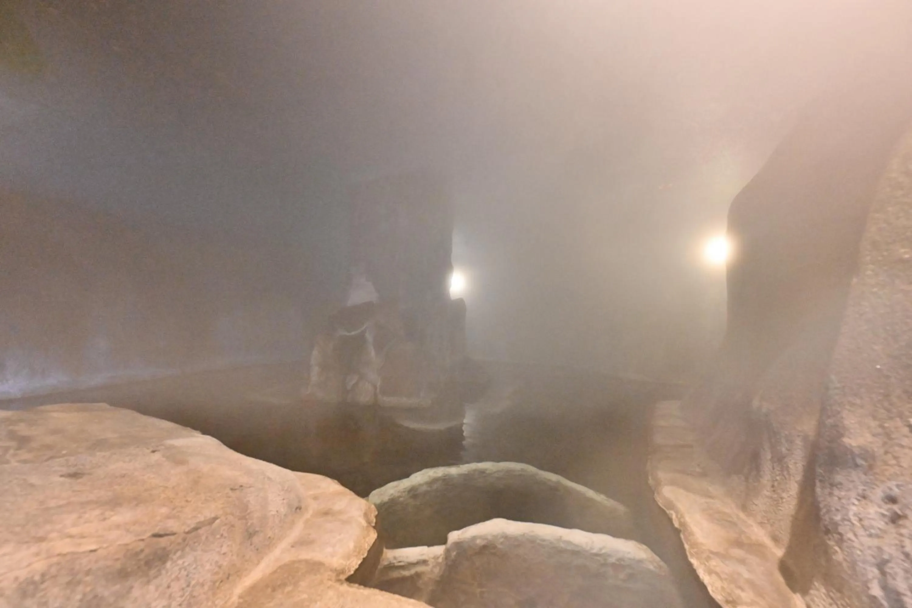 Open Air Bath in Shikinosato Hanamura