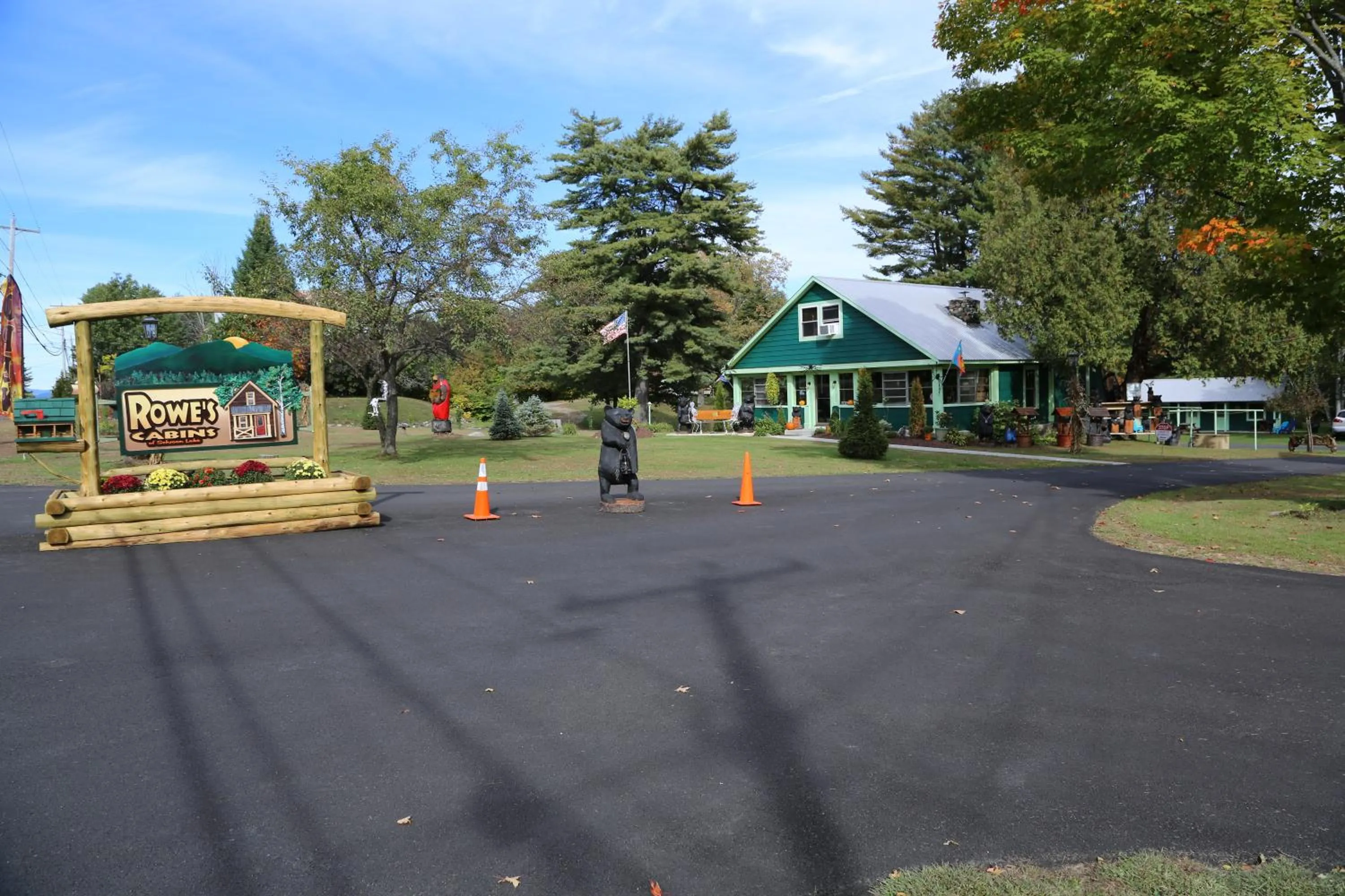 Day in Rowe's Adirondack Cabins of Schroon Lake