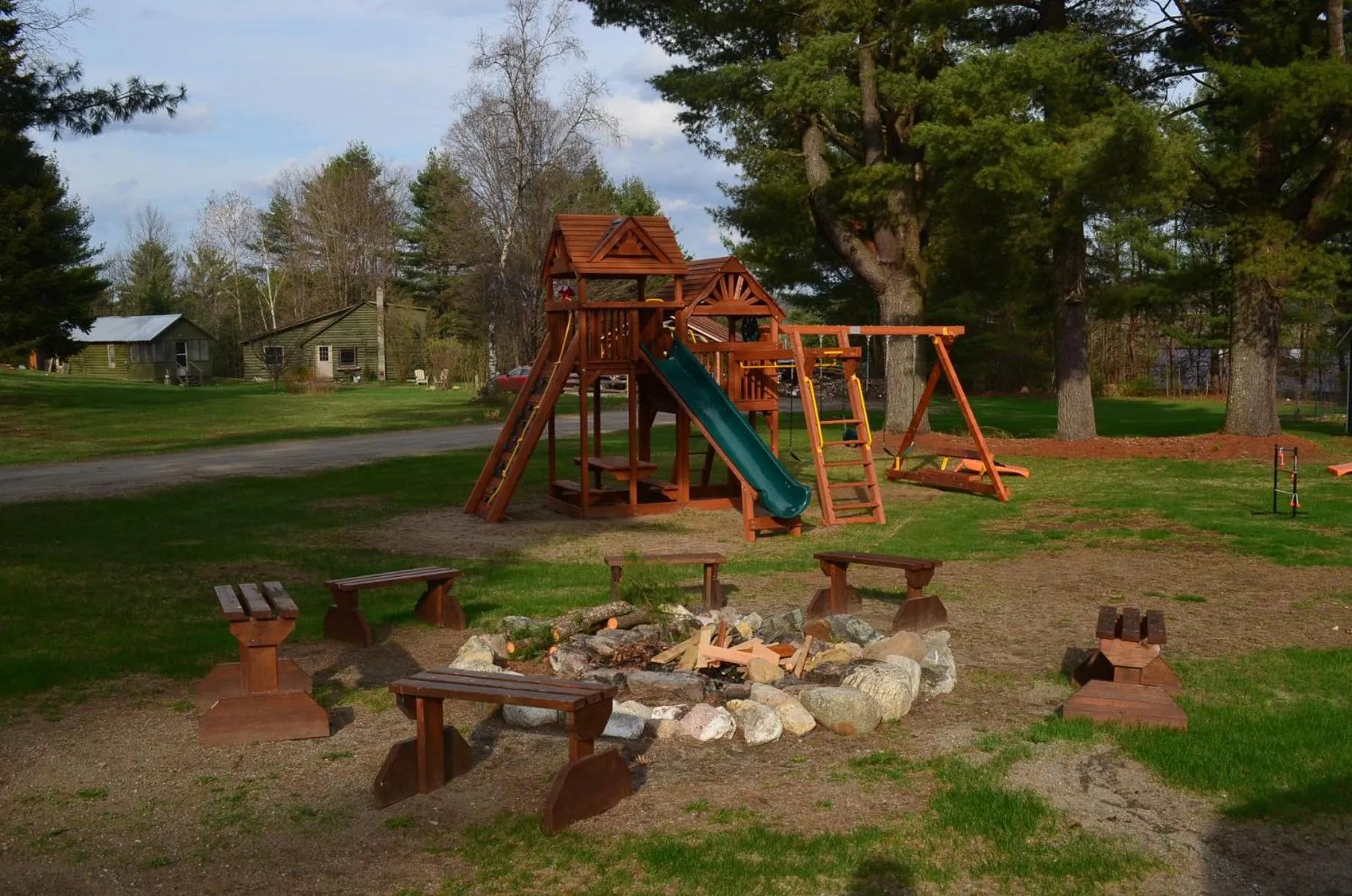Day in Rowe's Adirondack Cabins of Schroon Lake