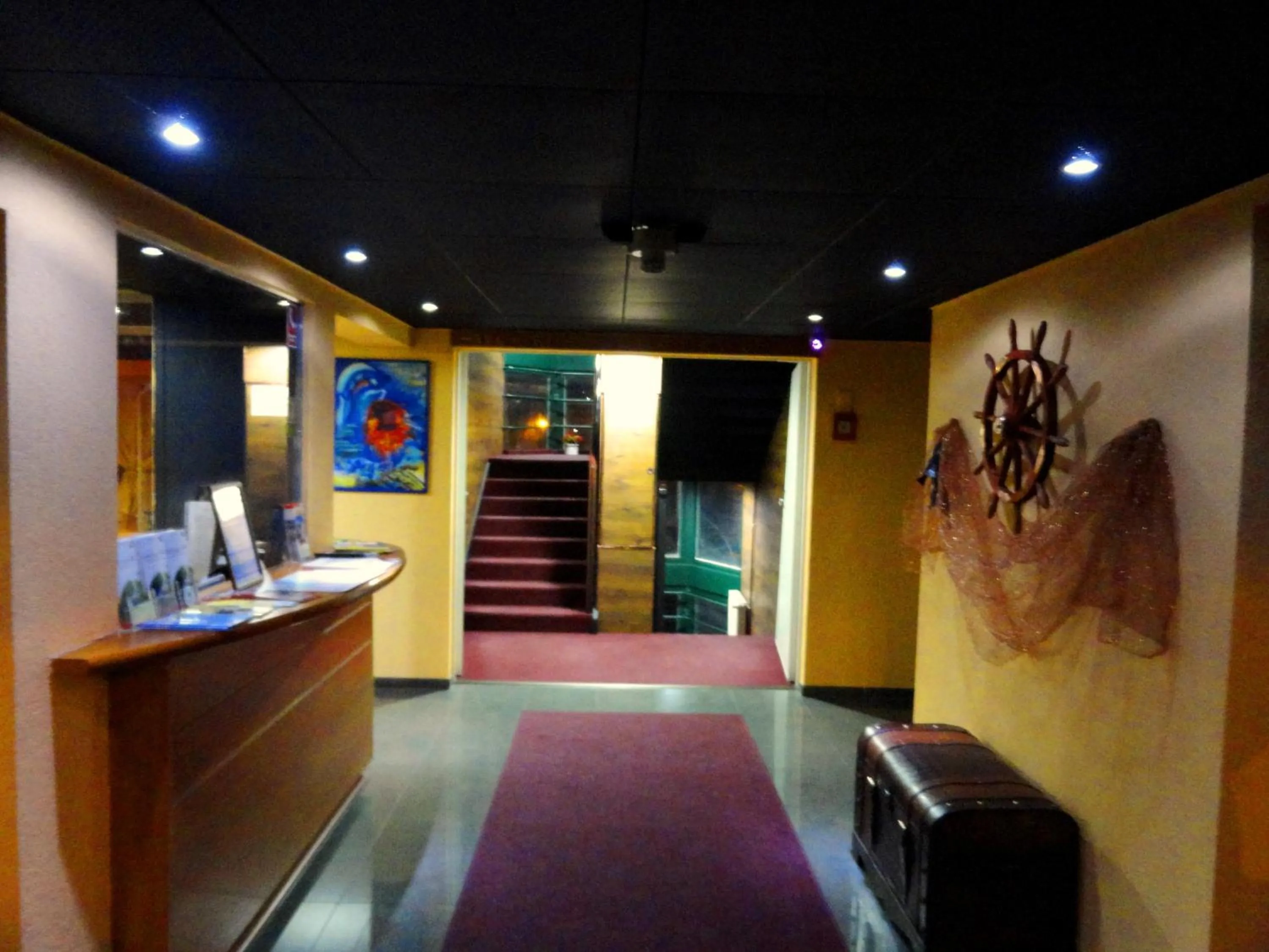 Lobby or reception in Botel Gracia