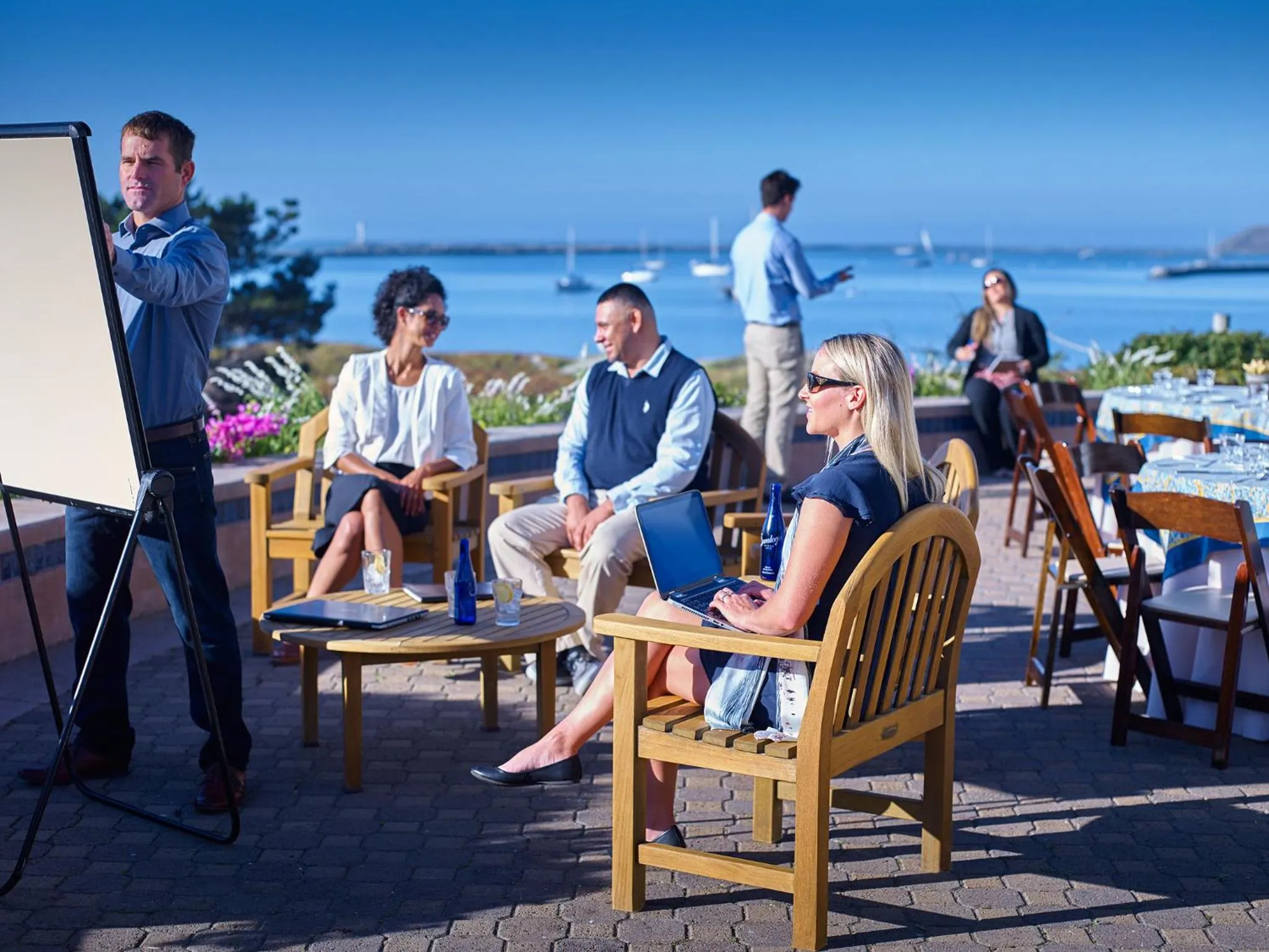 Patio in Beach House Half Moon Bay