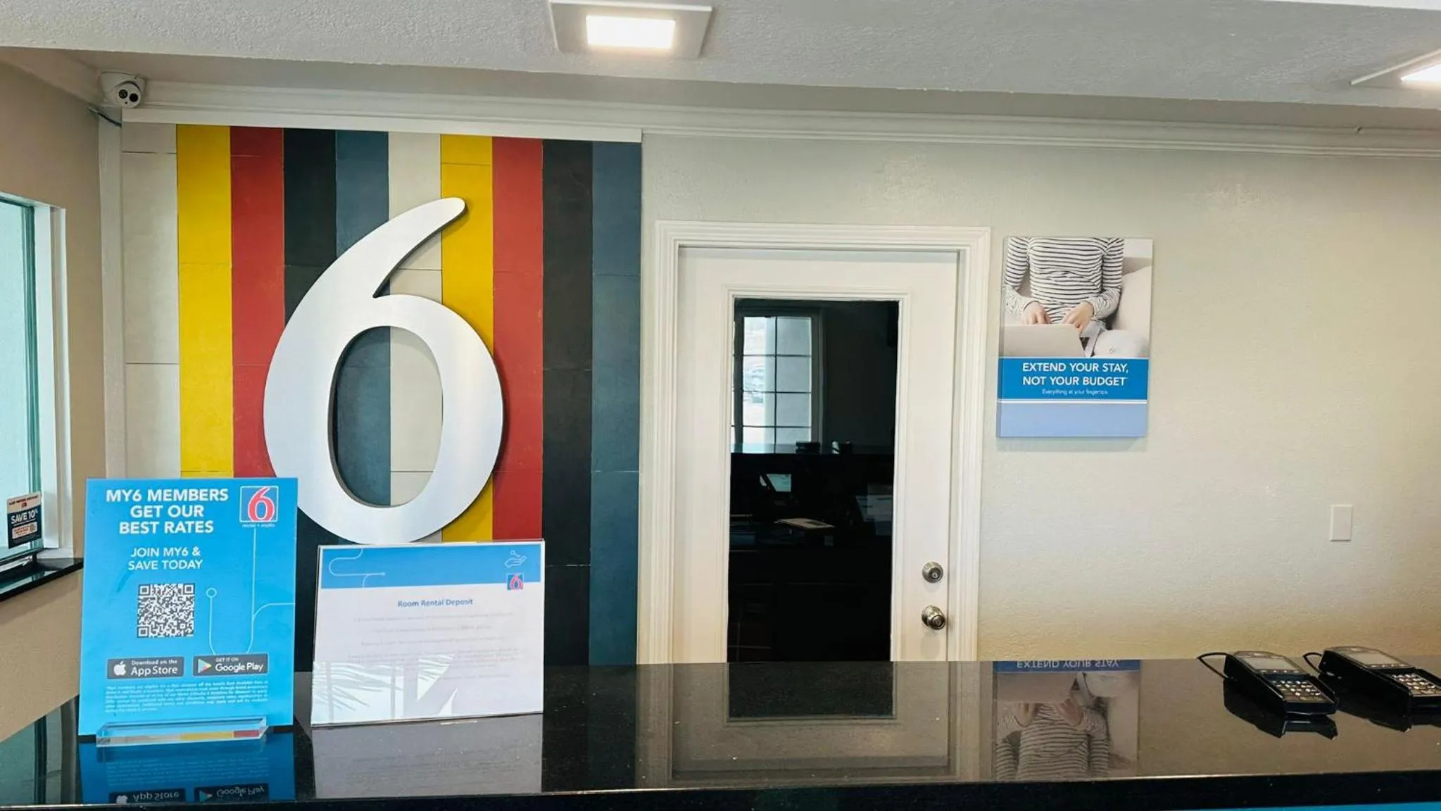 Lobby or reception in Studio 6 Suites San Ysidro CA San Diego South Bay