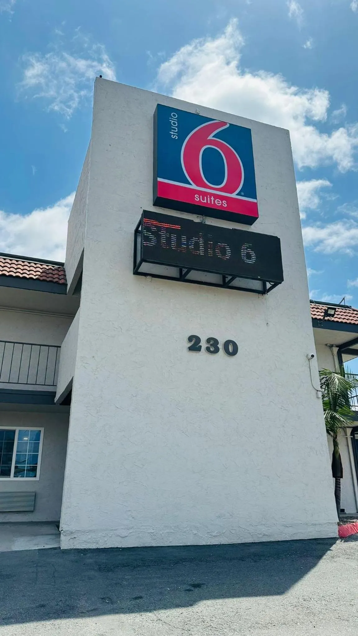 Property logo or sign in Studio 6 Suites San Ysidro CA San Diego South Bay