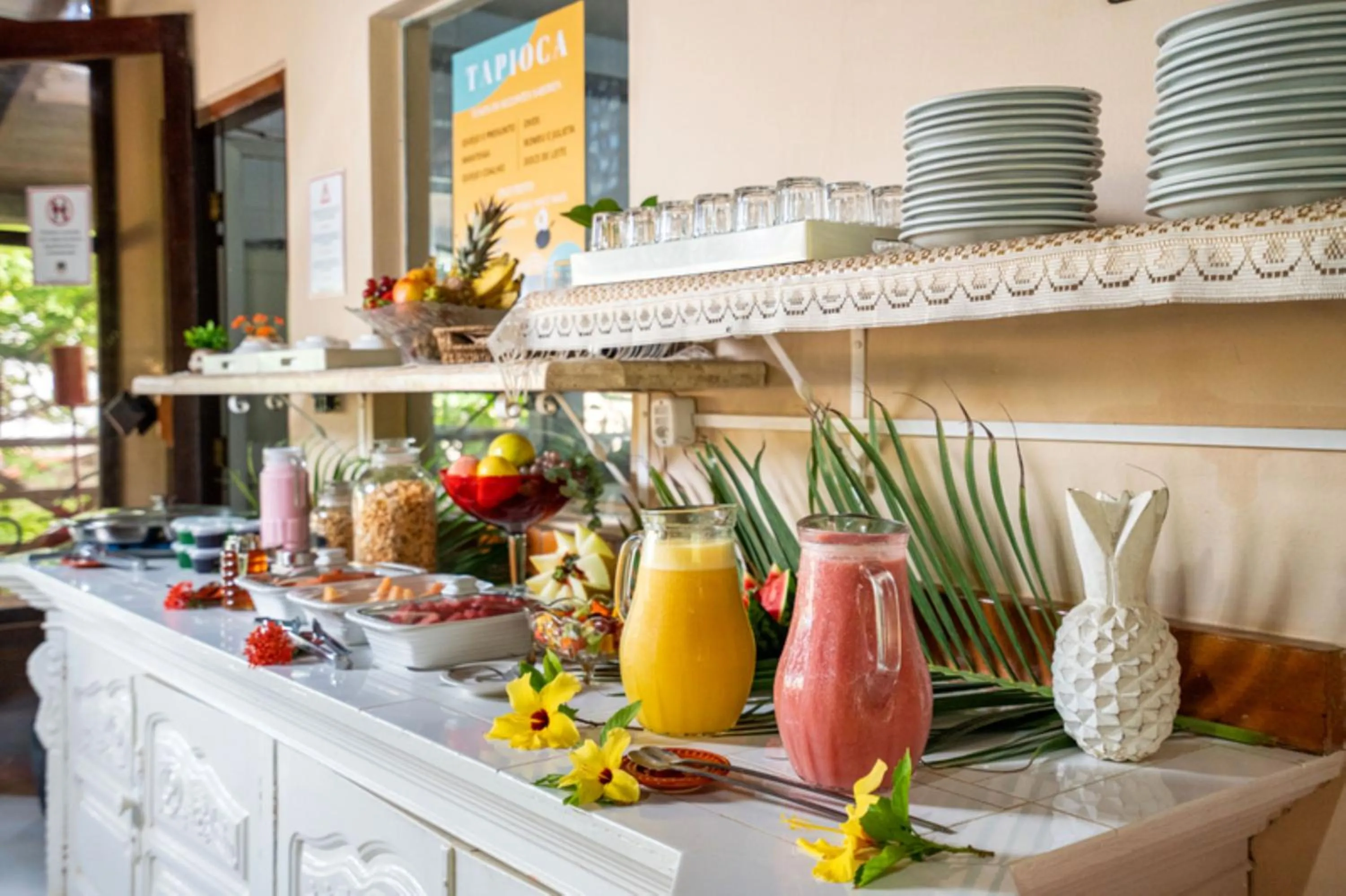 Breakfast in Pousada Bicho Preguiça