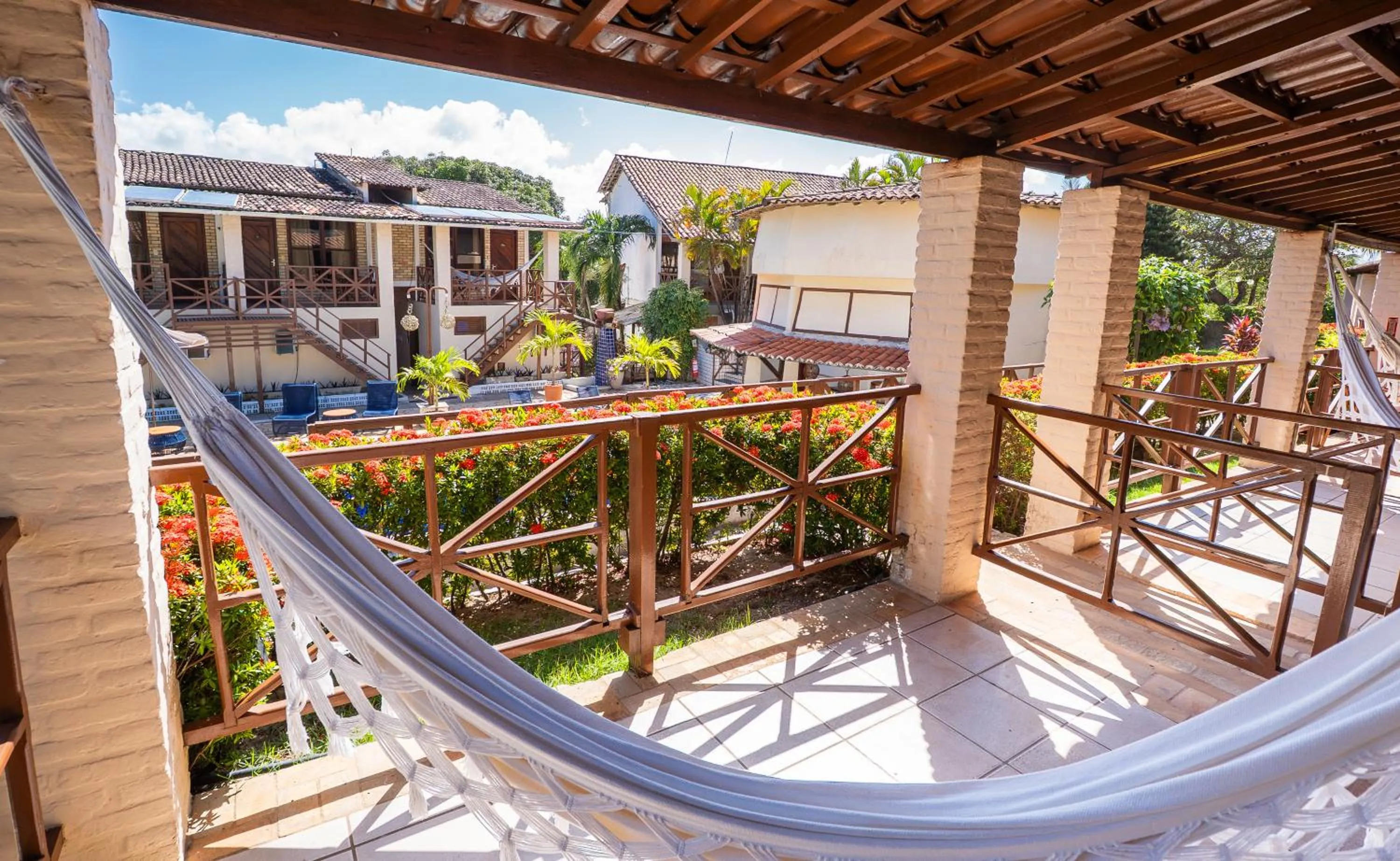 Patio in Pousada Bicho Preguiça