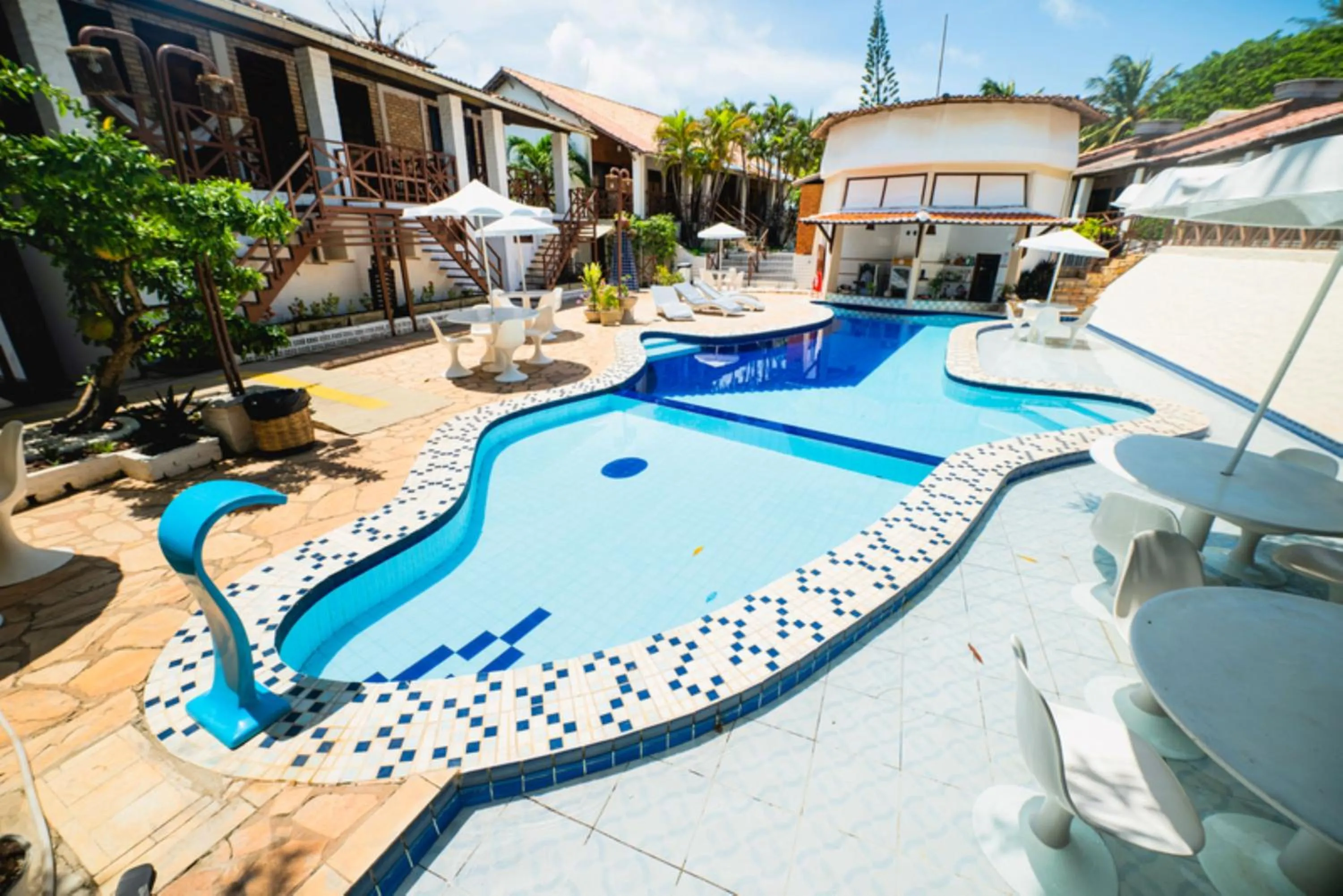 Swimming pool in Pousada Bicho Preguiça