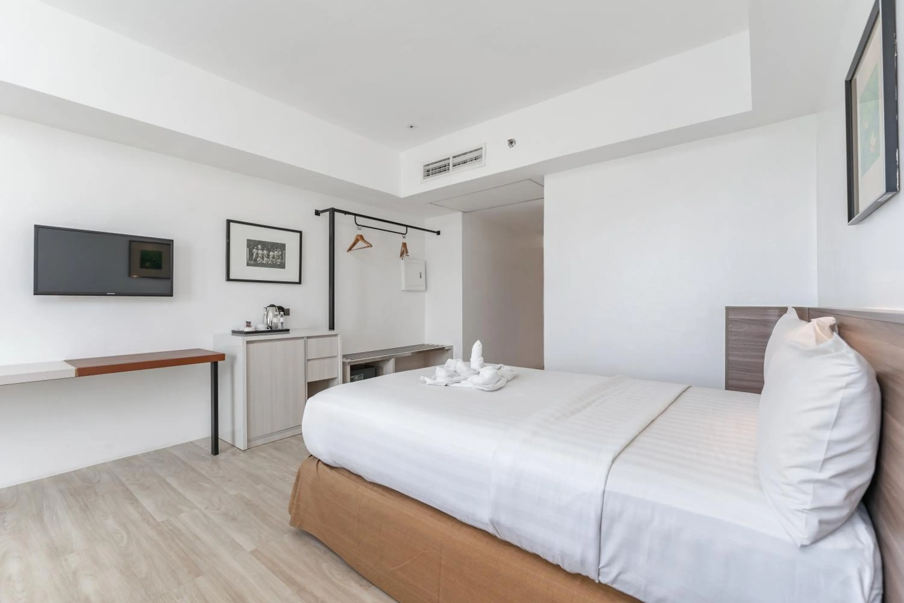 Bed in Crown Regency Hotel & Towers