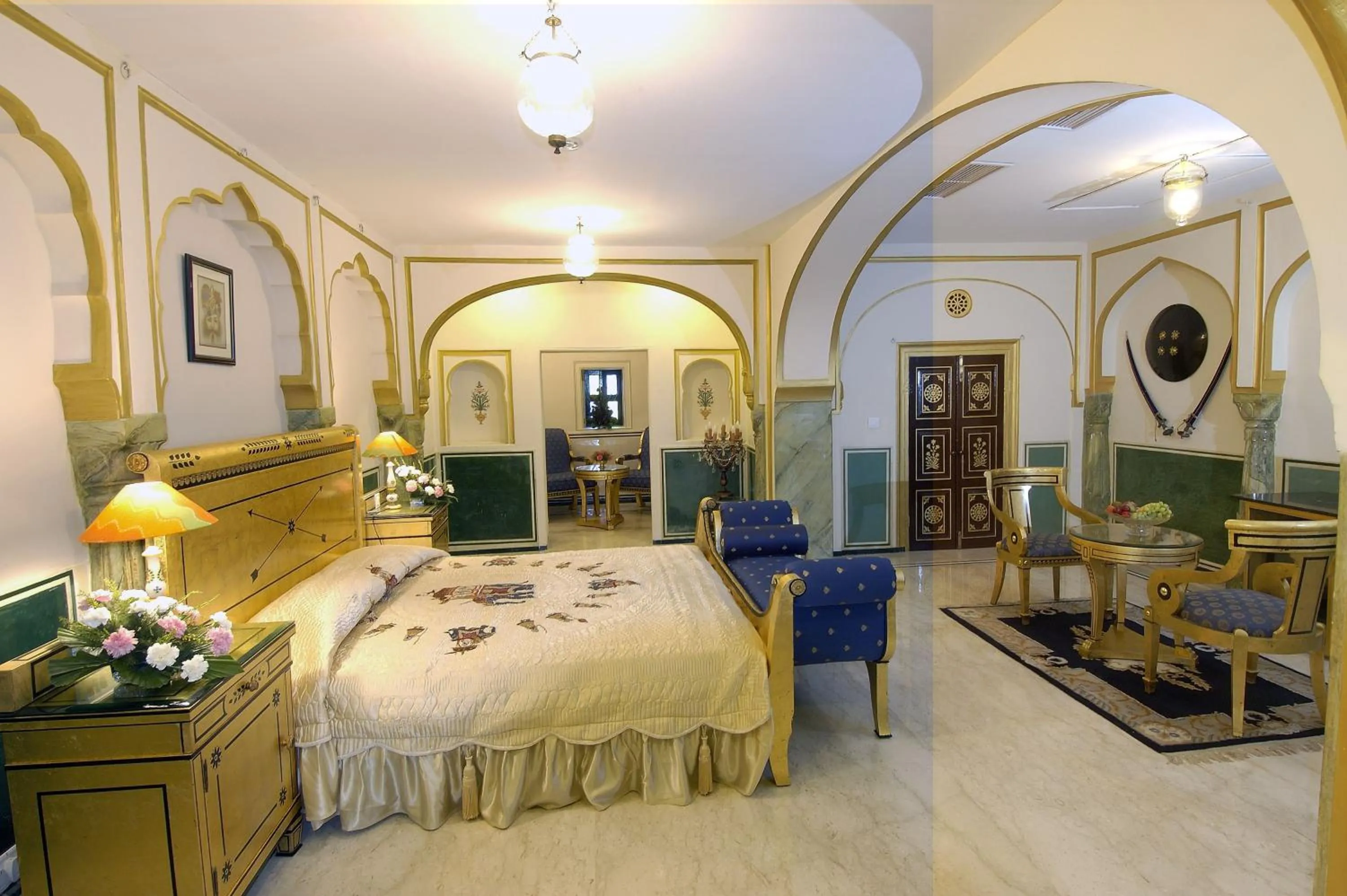 Bedroom, Bed in The Raj Palace (Small Luxury Hotels of the World)