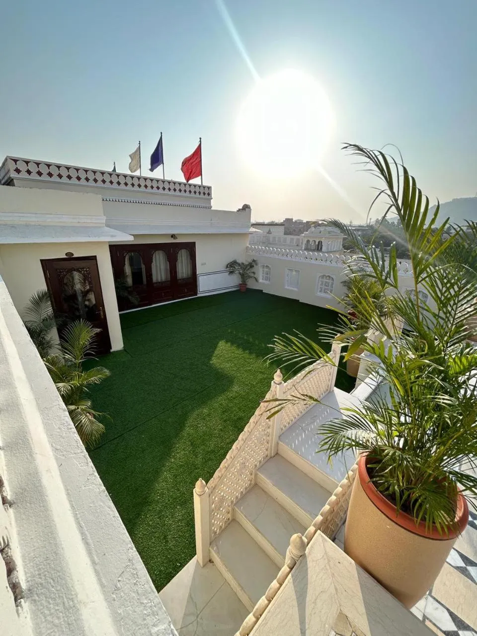 Balcony/Terrace in The Raj Palace (Small Luxury Hotels of the World)