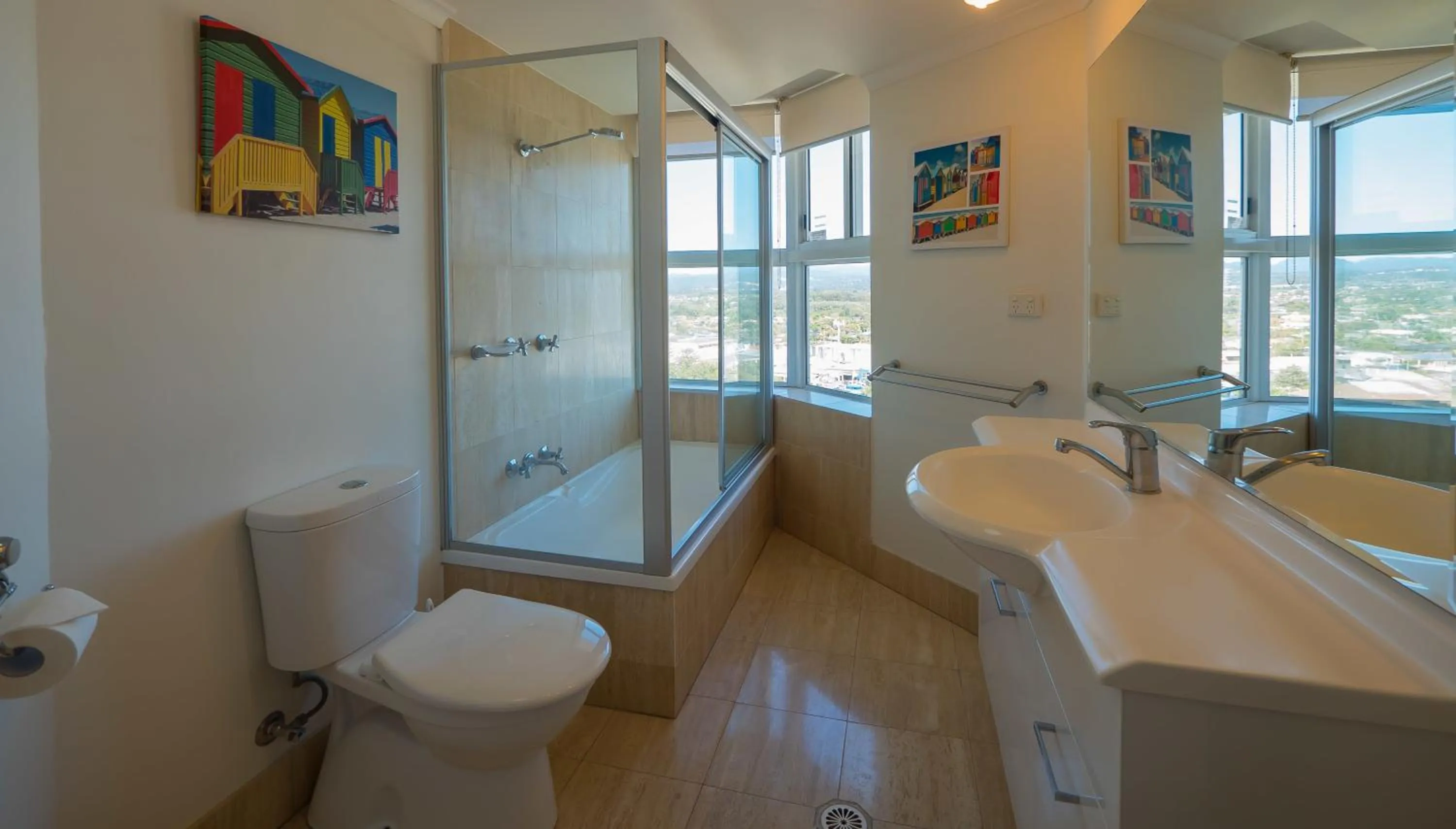Bathroom in Burleigh Surf Apartments