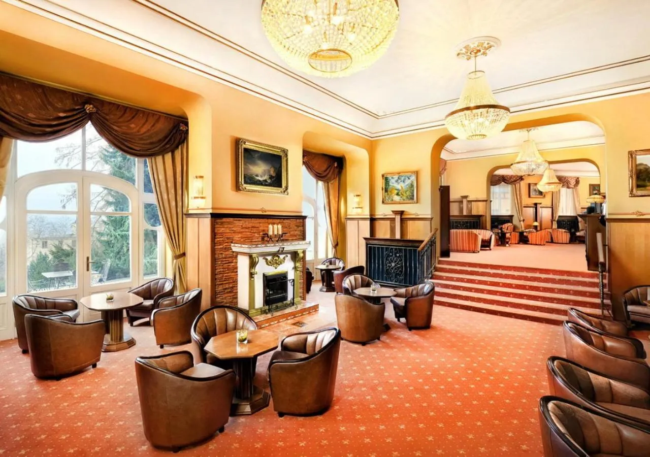 Lobby or reception in Grand hotel Starý Smokovec