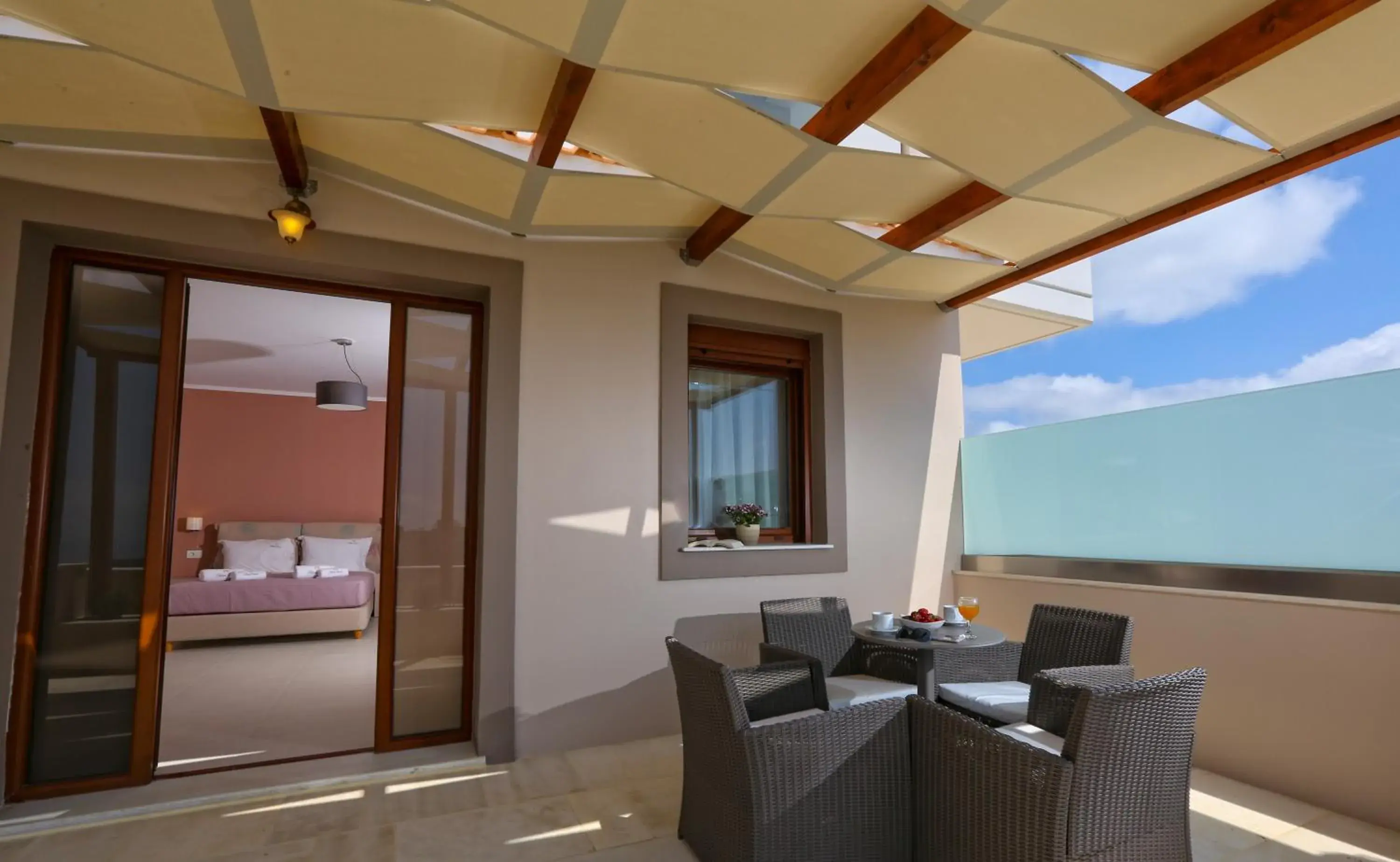 Deluxe Triple Room with Sea View in Petani Resort Deluxe Triple Room with Sea View in Petani Resort