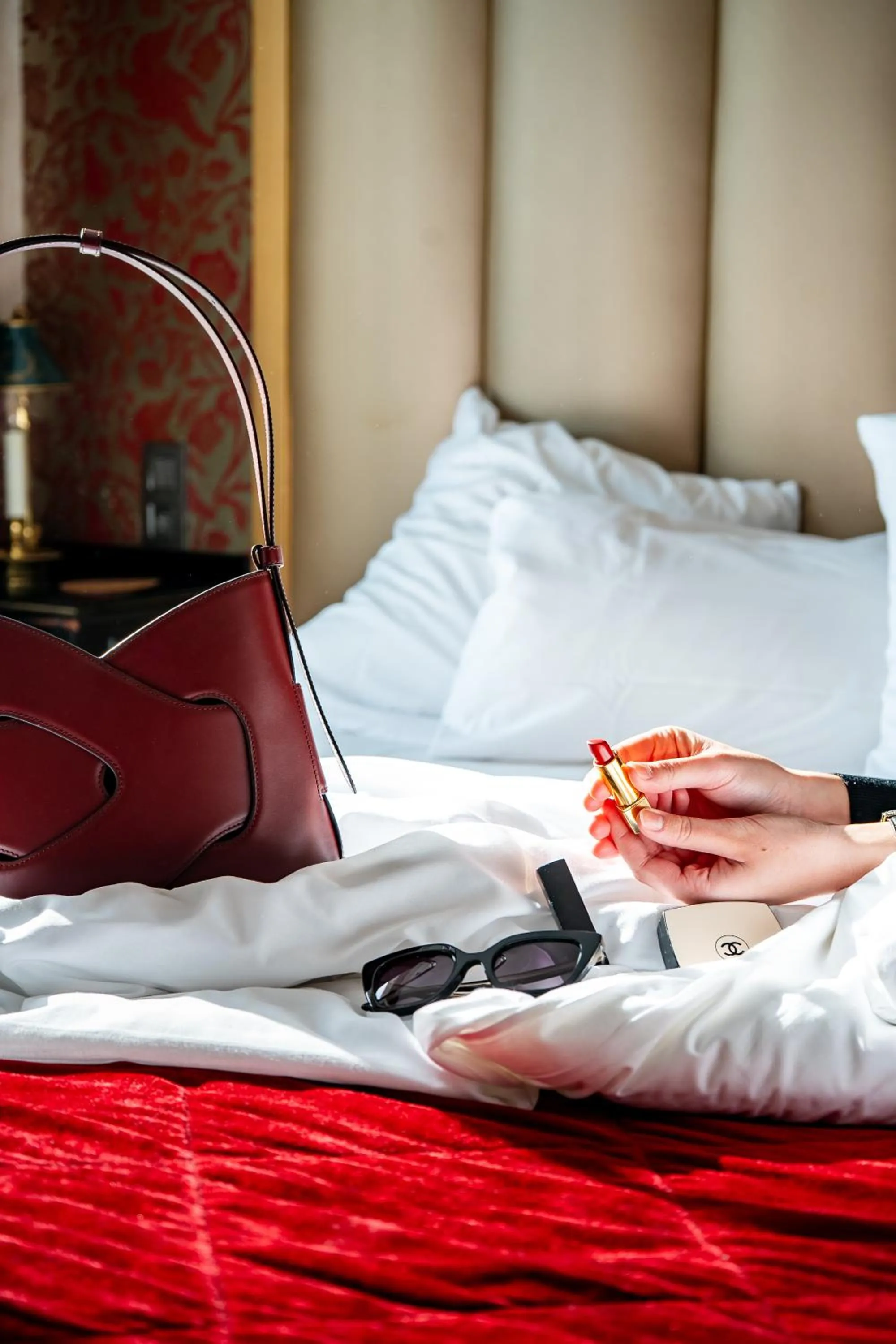 Bed in Hotel de L'Empereur by Malone