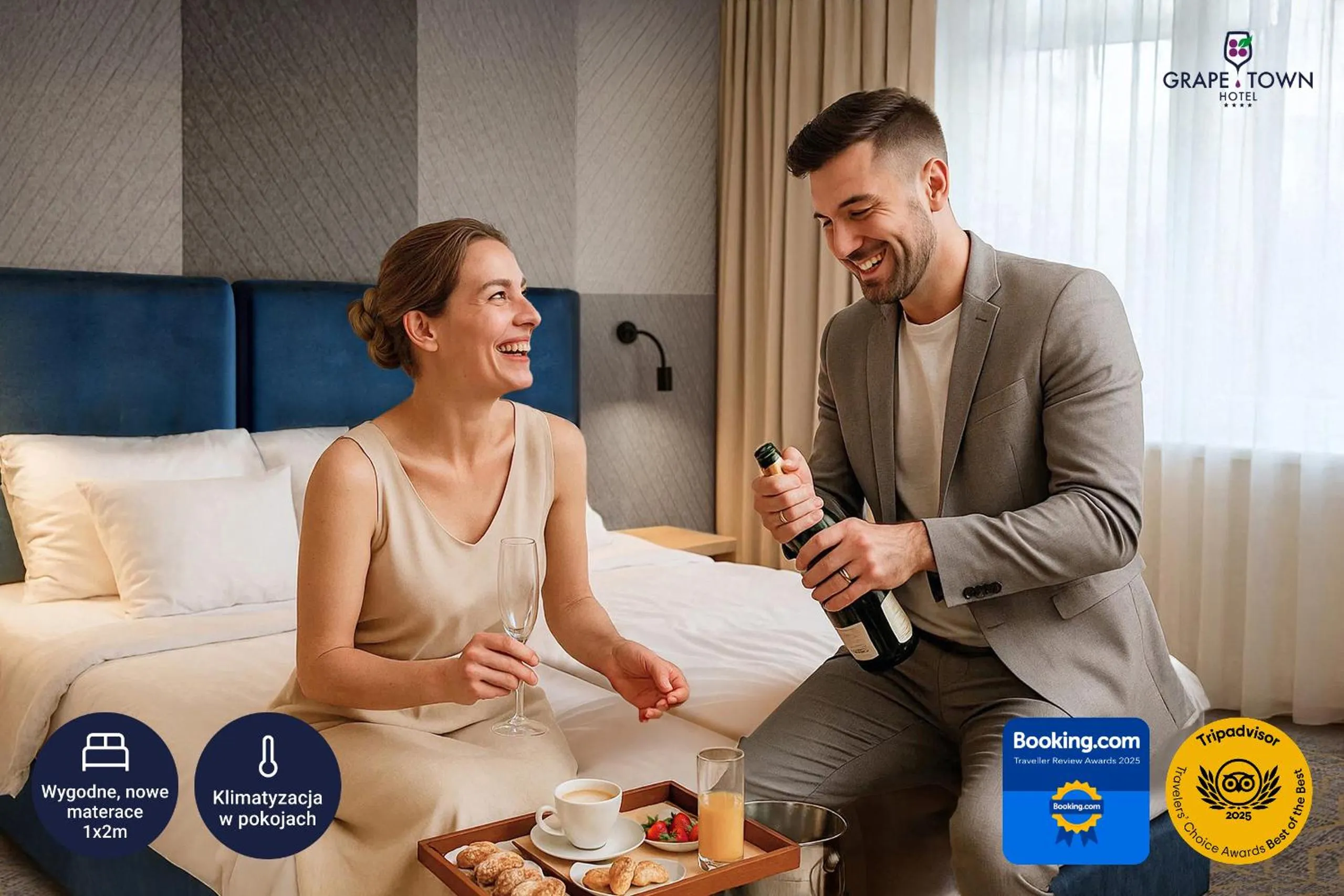 Bed in Grape Town Hotel - Park79