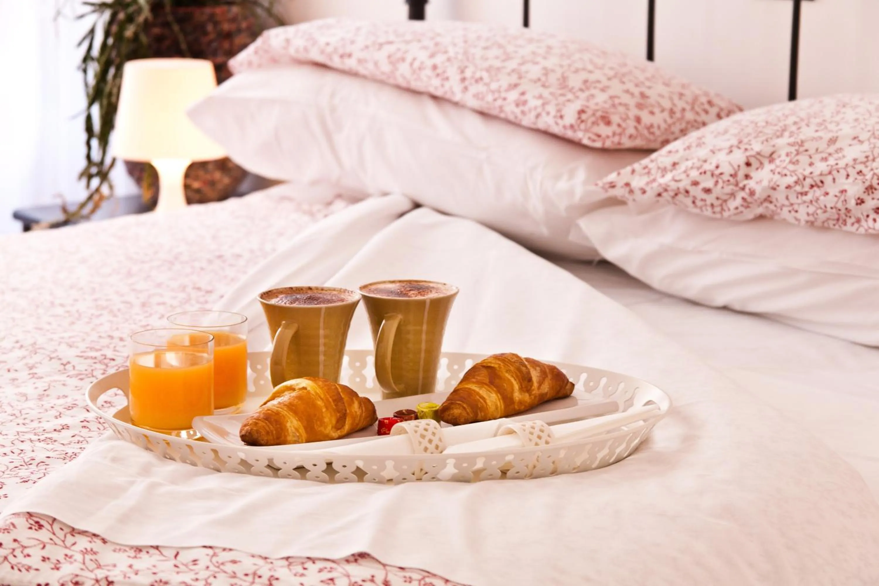 Bed in Hotel Provenza