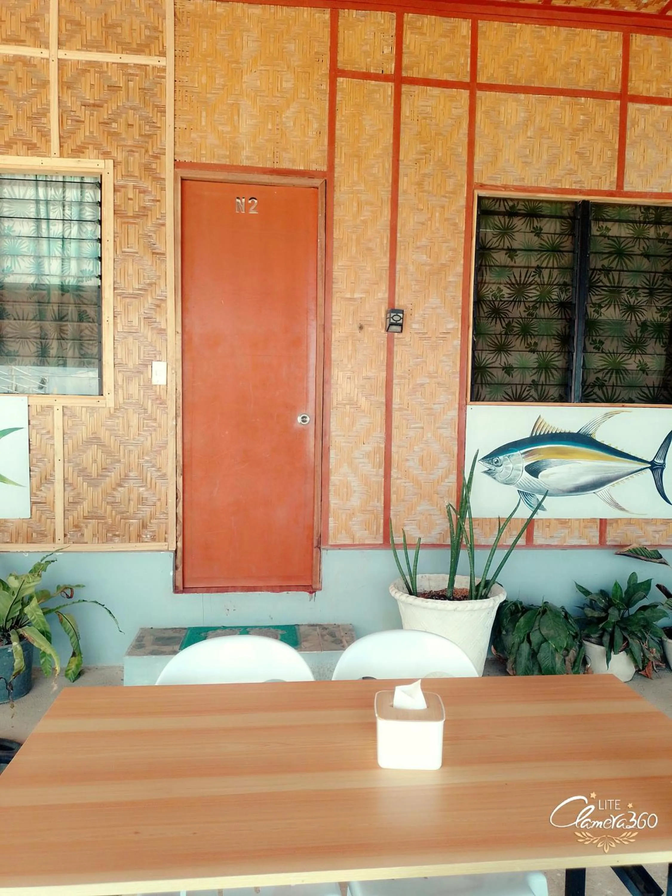 Living room in Angler's Hub & Resort Oslob