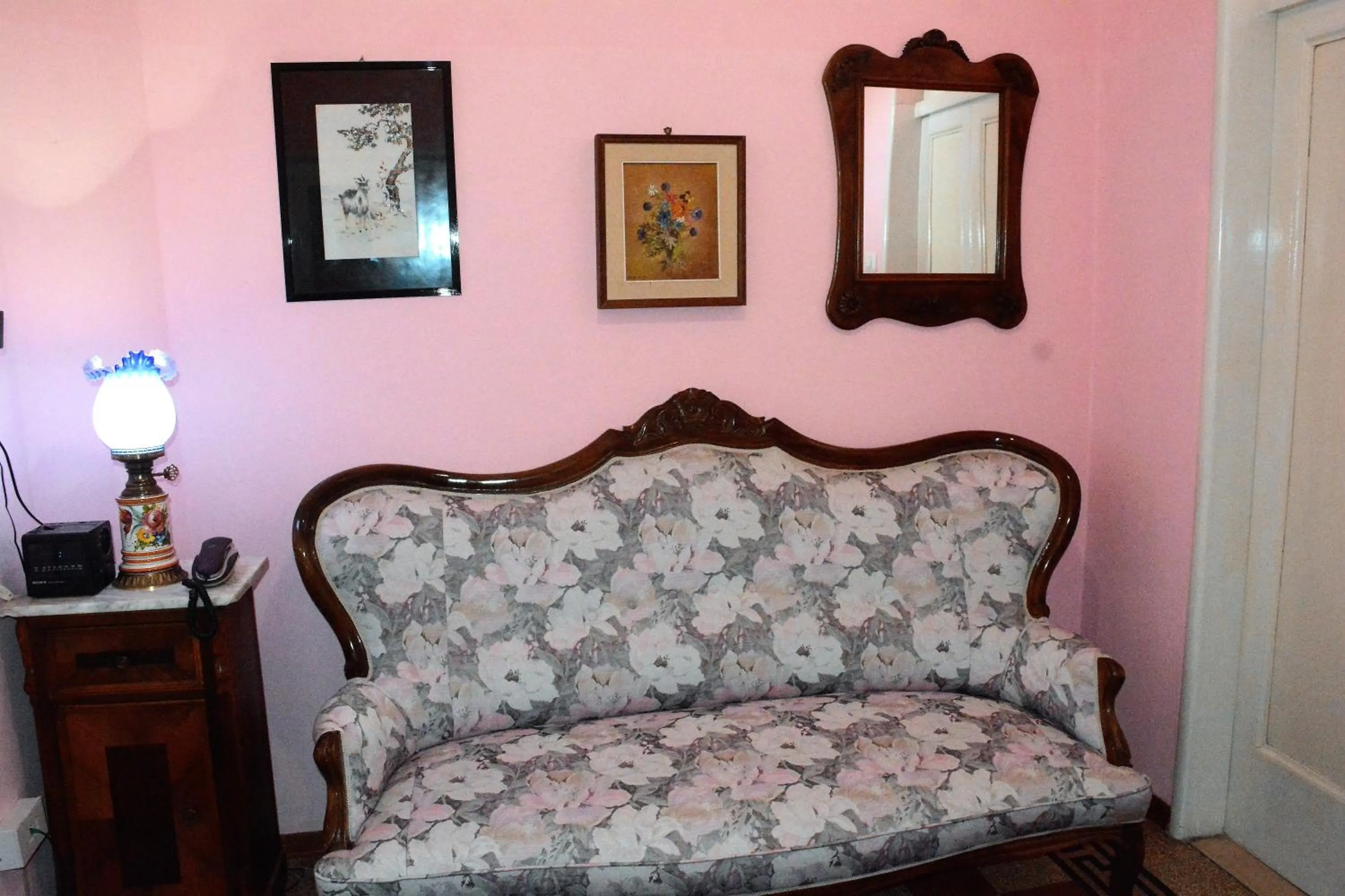 Living room in Affittacamere LA MUSA