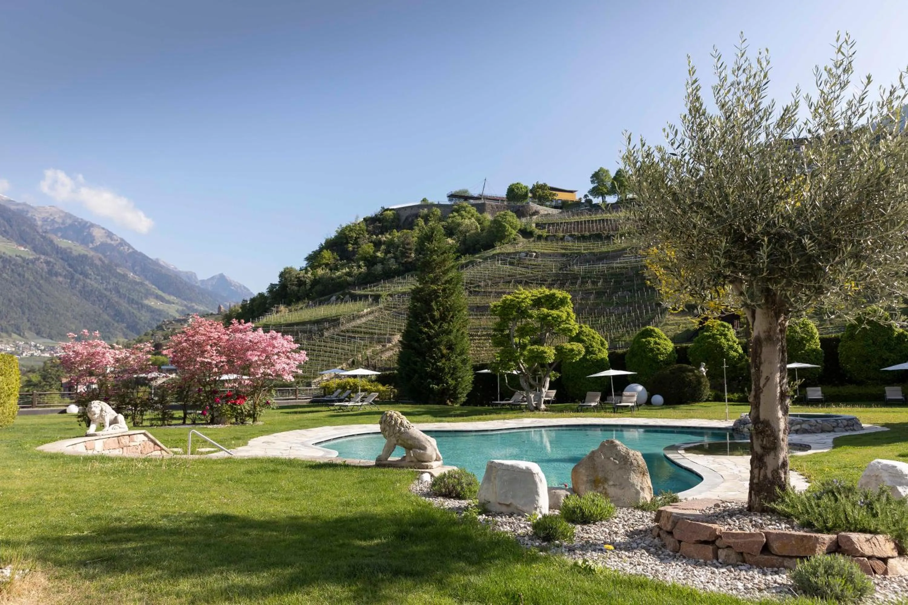 Natural landscape in Hotel Burggräflerhof