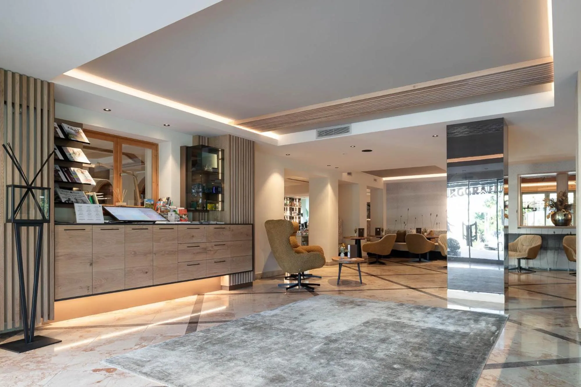 Lobby or reception in Hotel Burggräflerhof