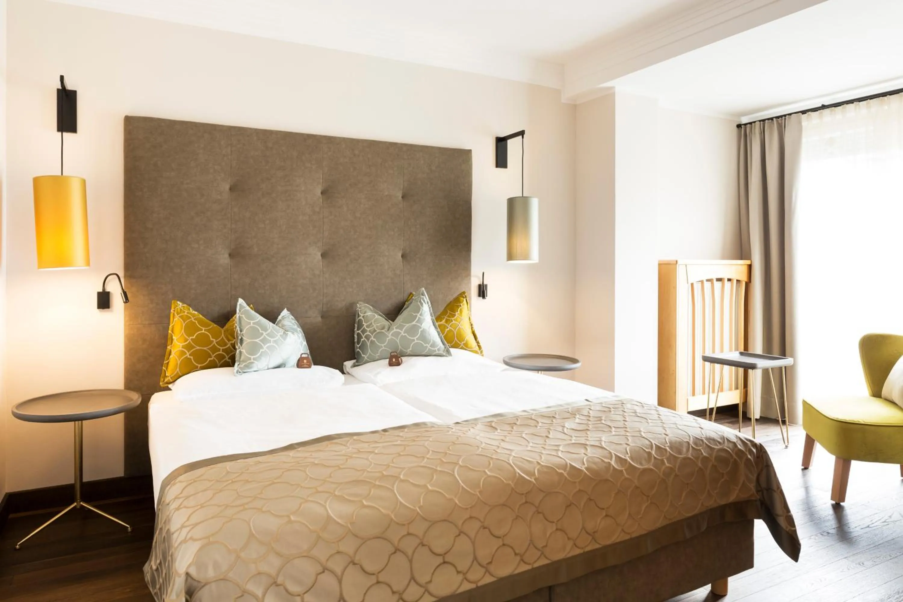 Bed in Hotel Burggräflerhof