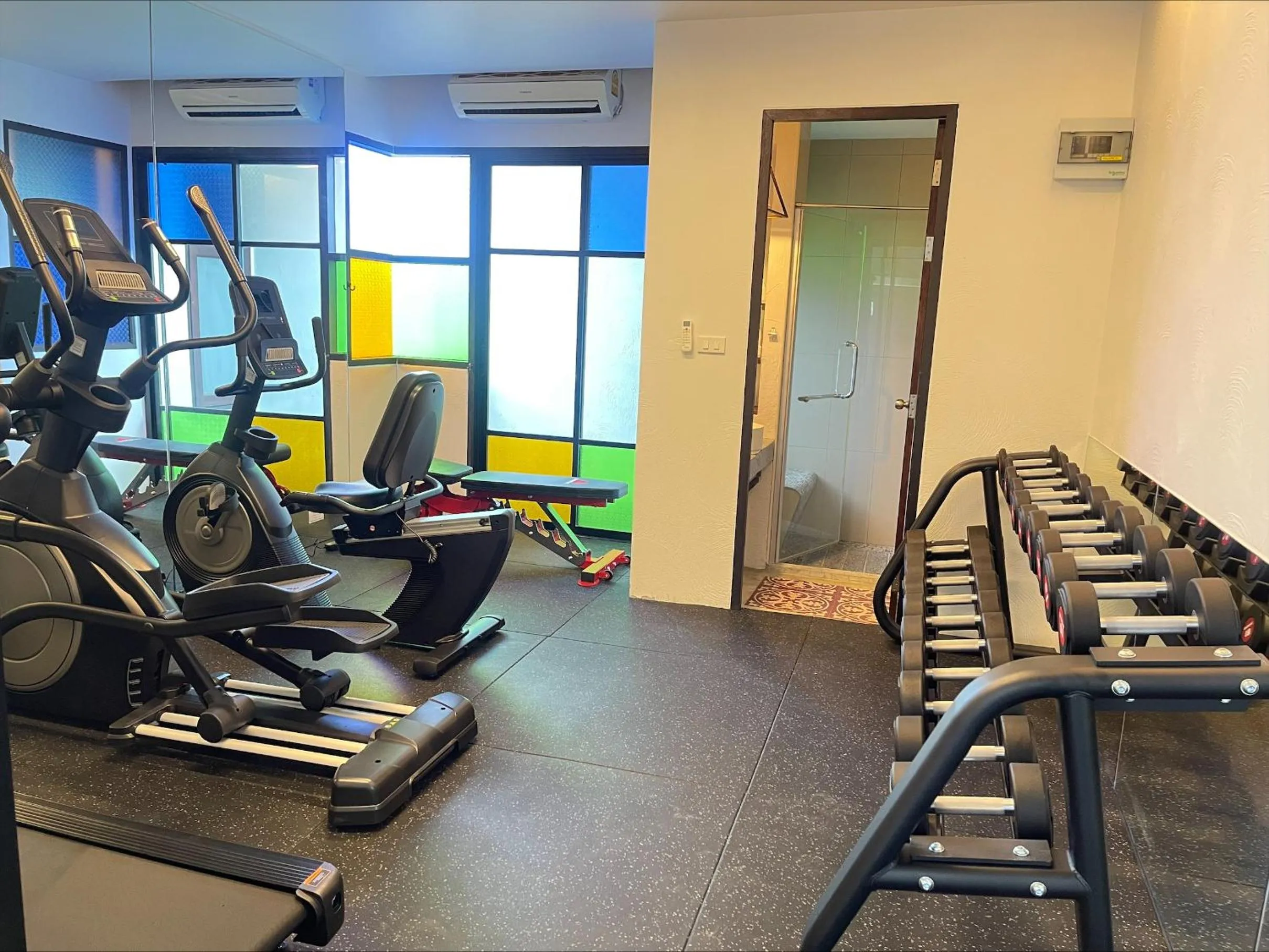 Fitness centre/facilities in De Lanna Hotel