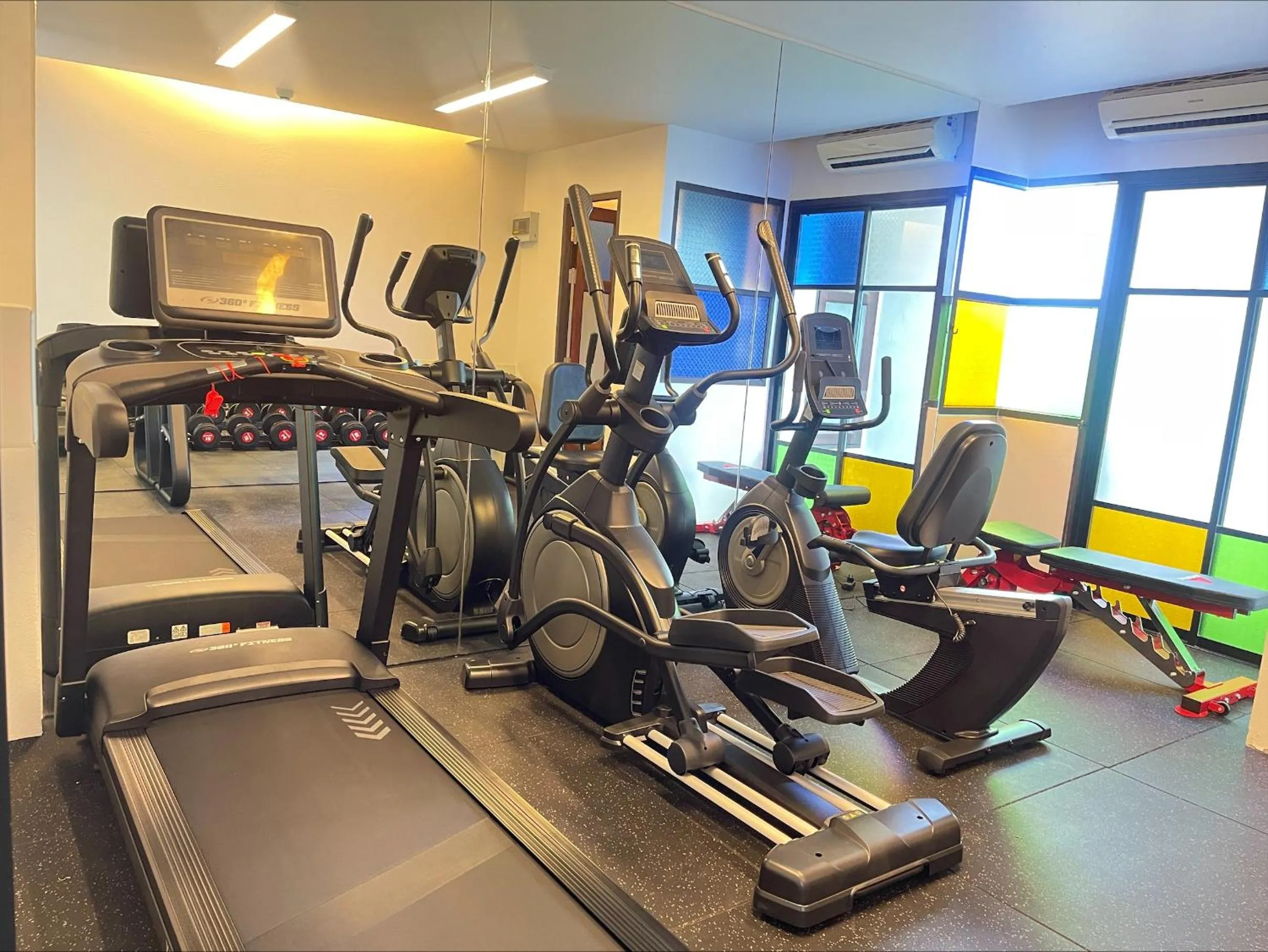 Fitness centre/facilities in De Lanna Hotel