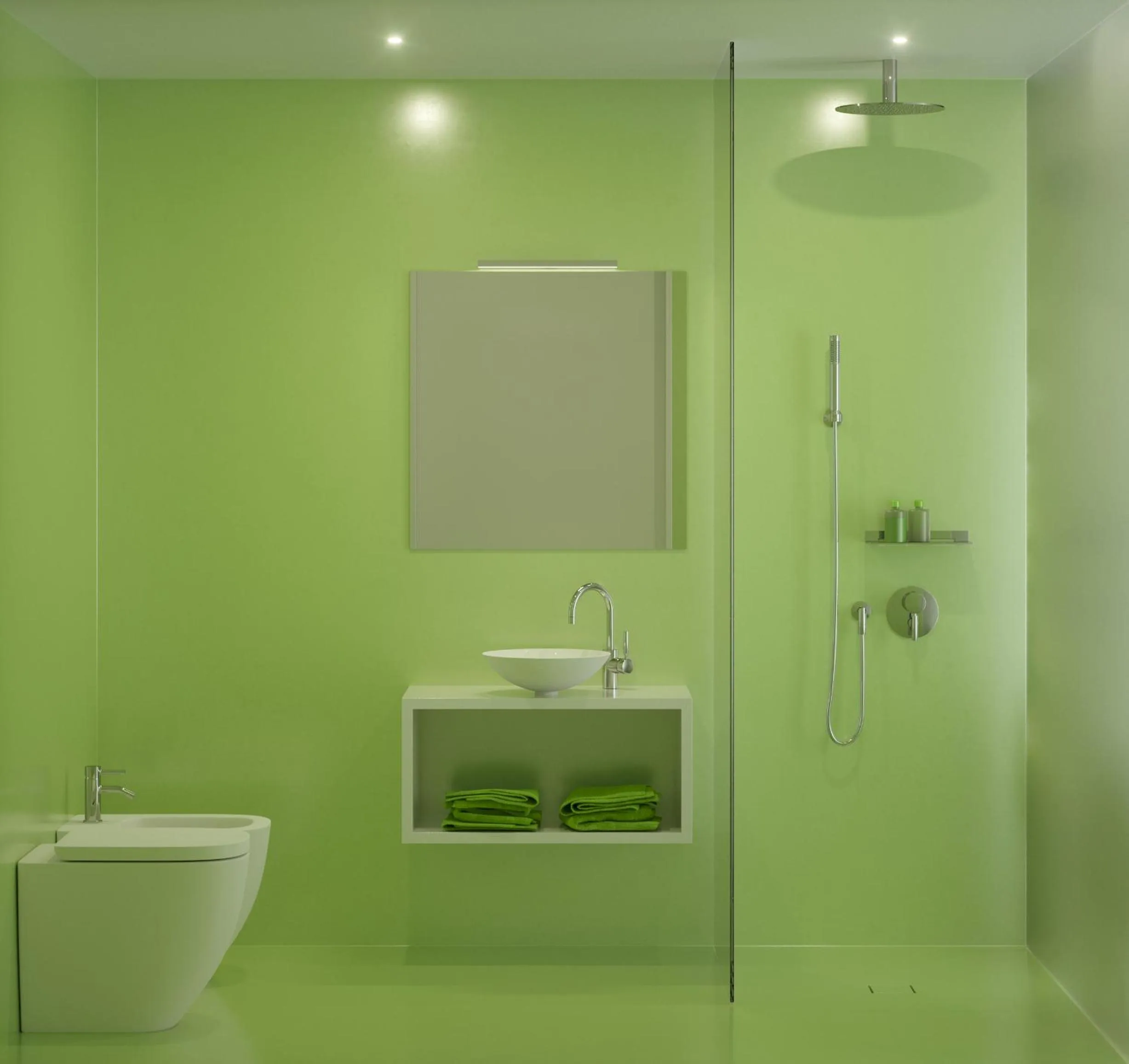 Shower in Hotel B&B Andreas