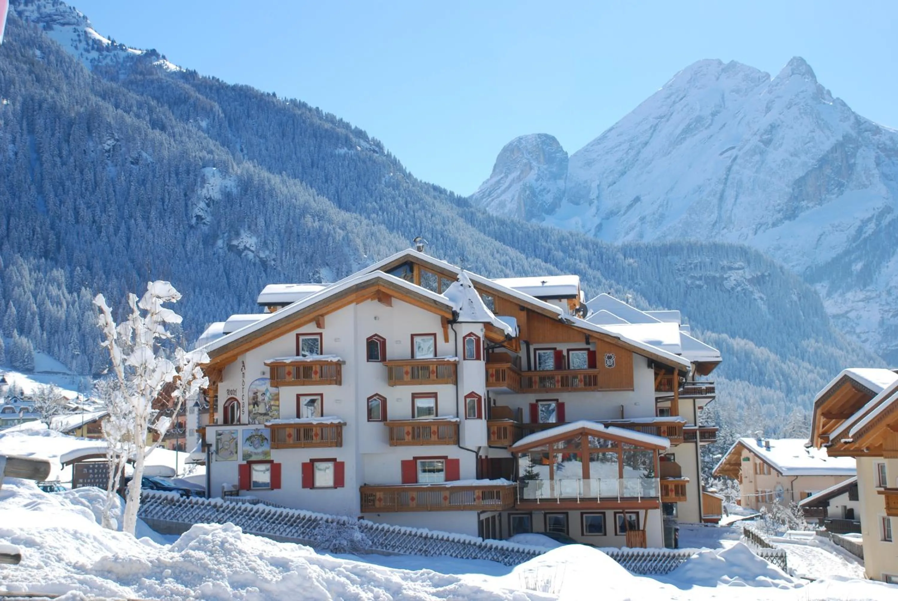 Property building in Hotel B&B Andreas