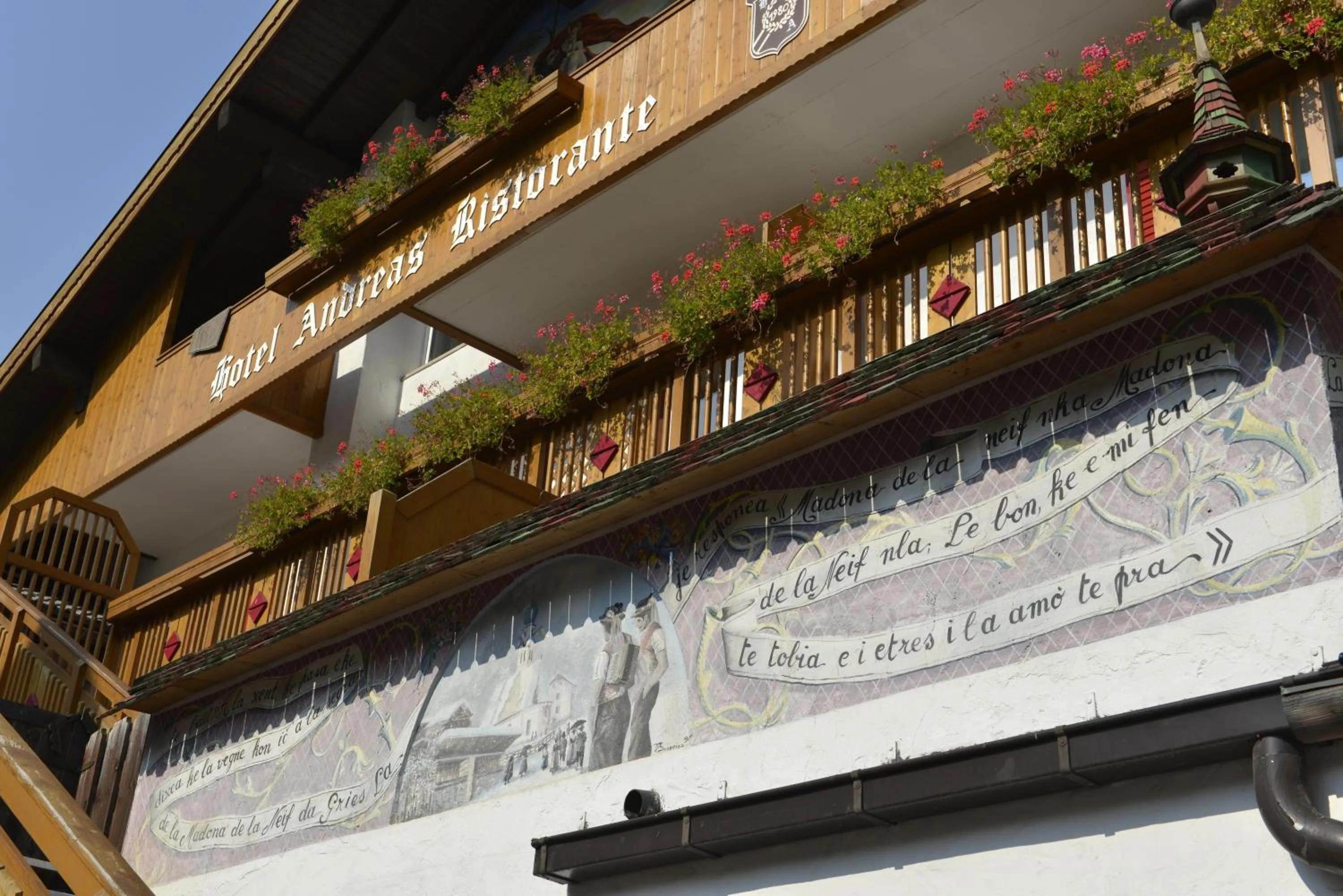 Property building in Hotel B&B Andreas