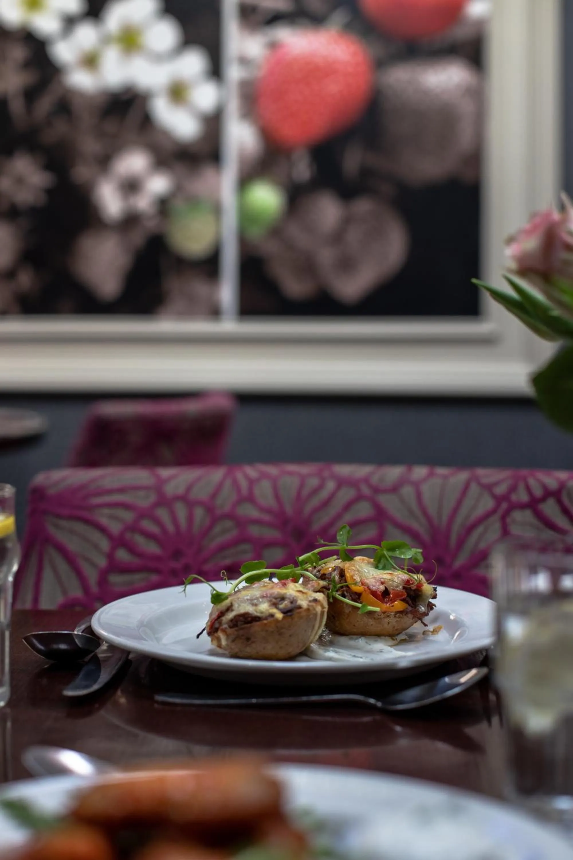 Dining area in The Horse and Hound Hotel