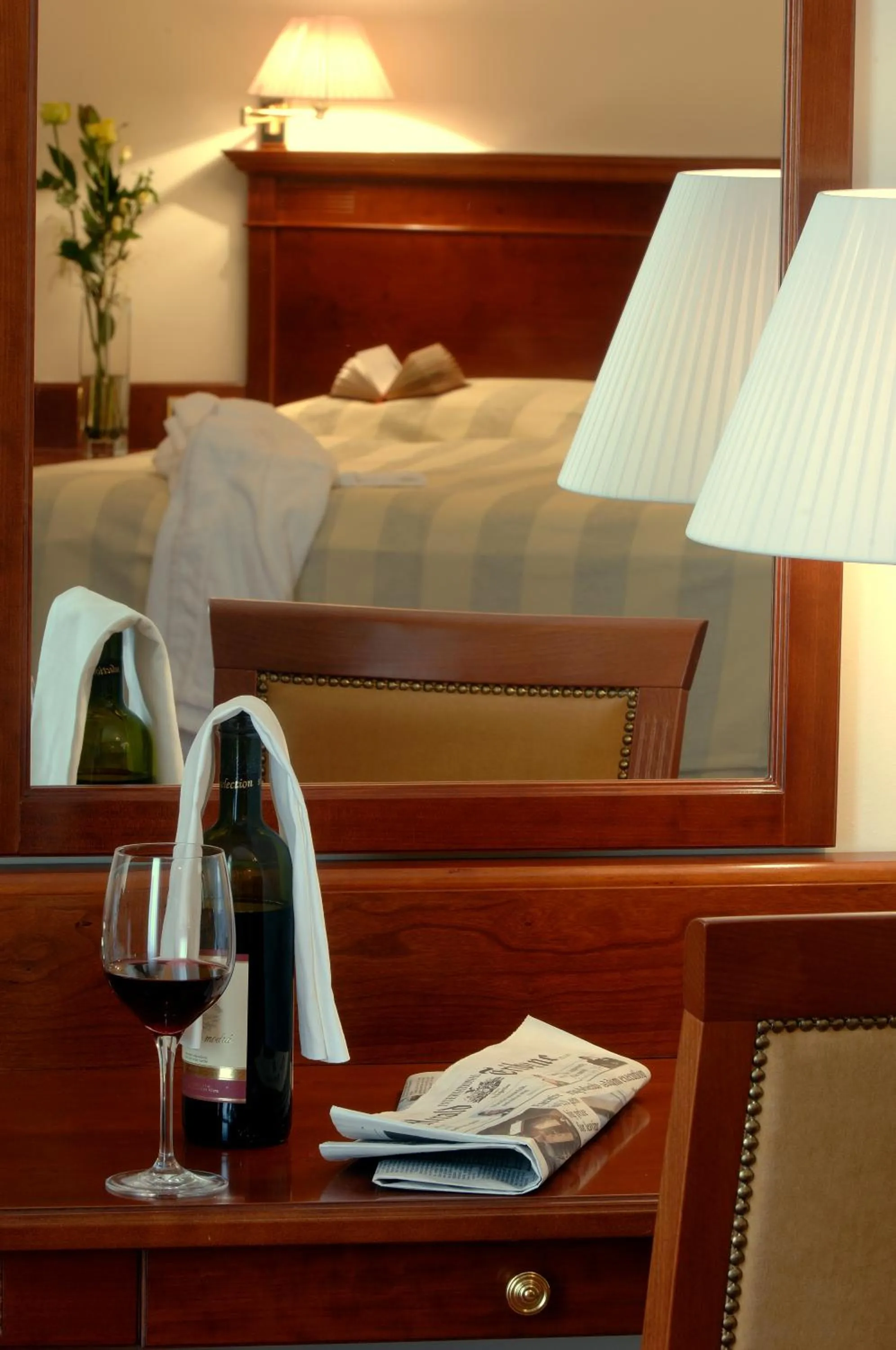 Bedroom, Bed in Ensana Thermia Palace