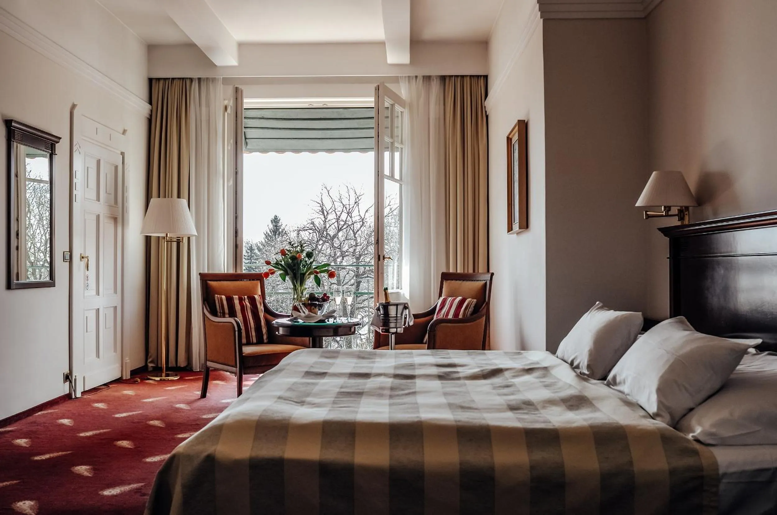 Bedroom, Bed in Ensana Thermia Palace