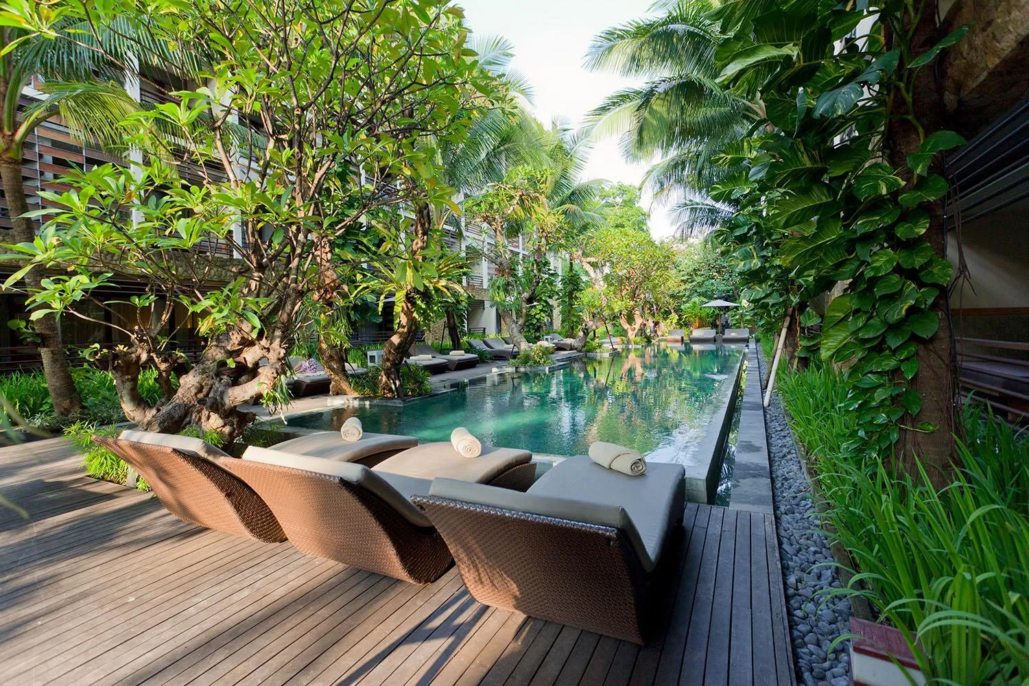 Garden view in THE HAVEN Bali Seminyak