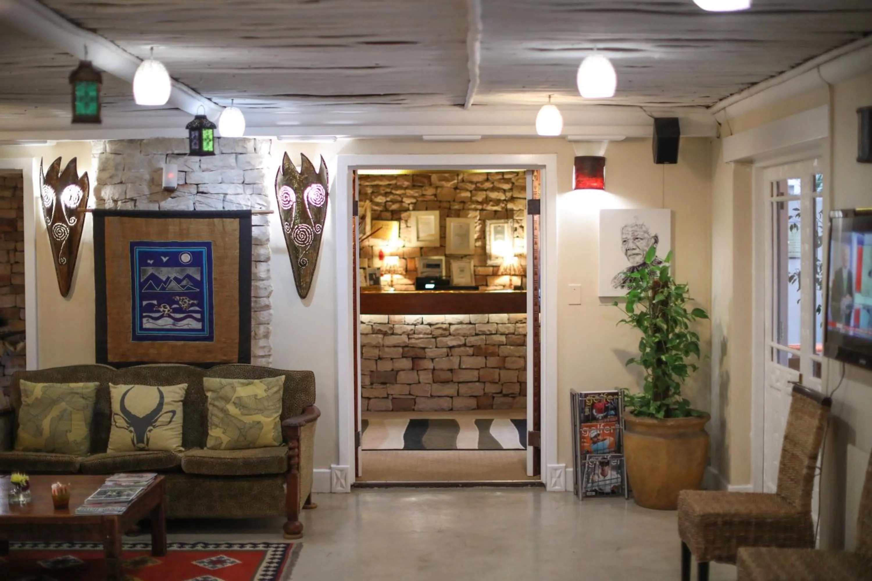 Lounge or bar in iKhaya Boutique Hotel