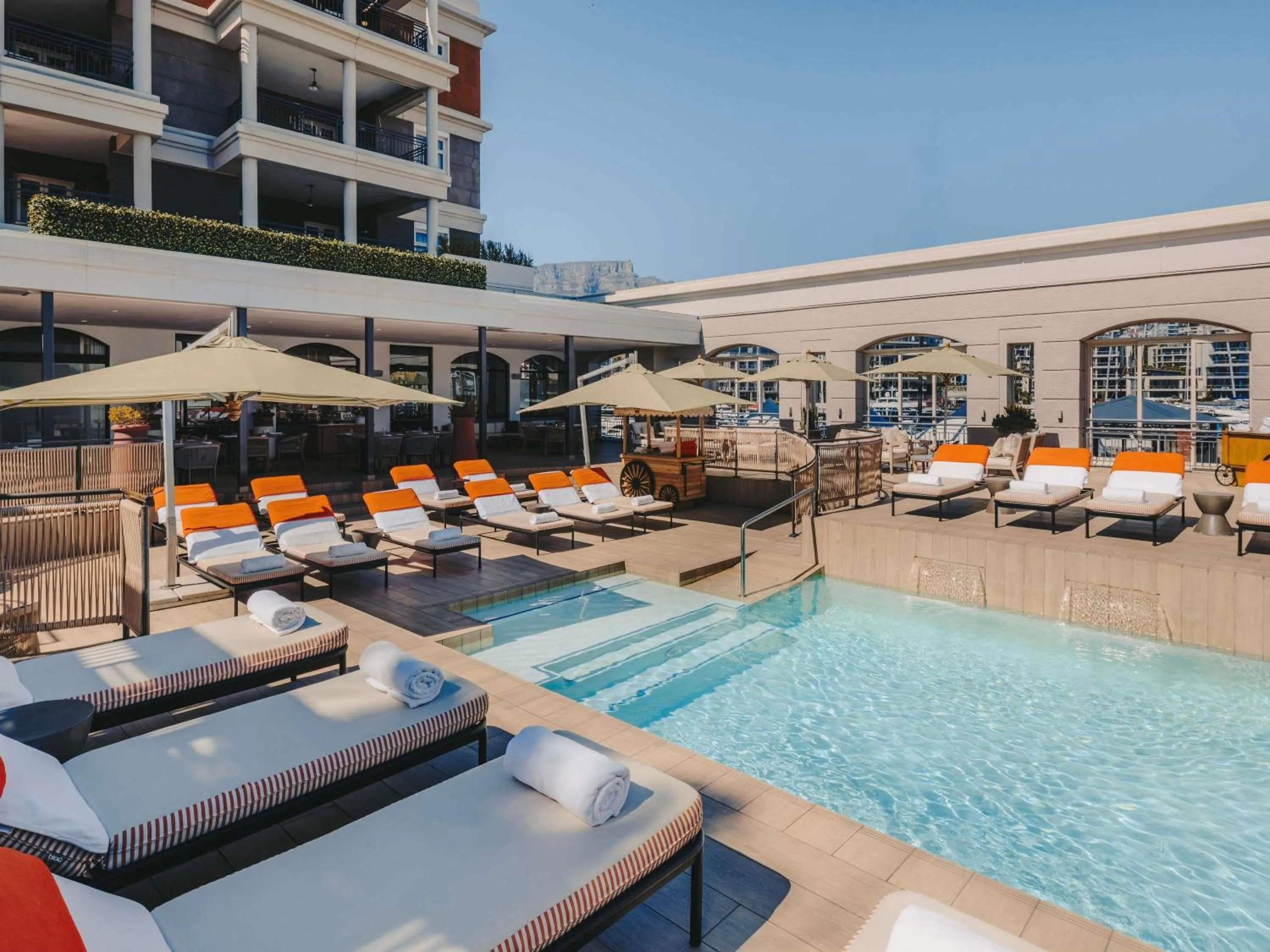 Pool view in Cape Grace, A Fairmont Managed Hotel