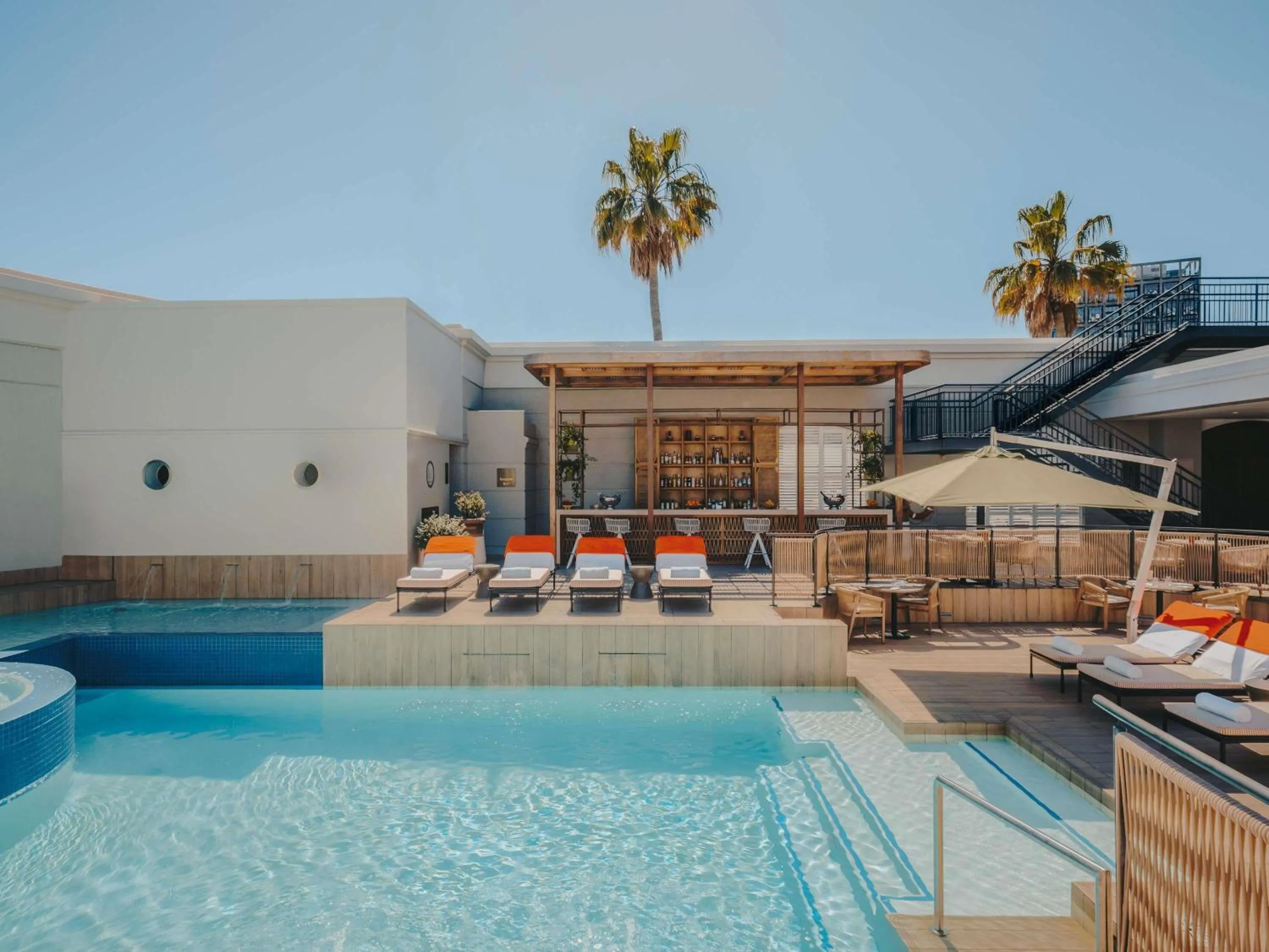 Pool view in Cape Grace, A Fairmont Managed Hotel