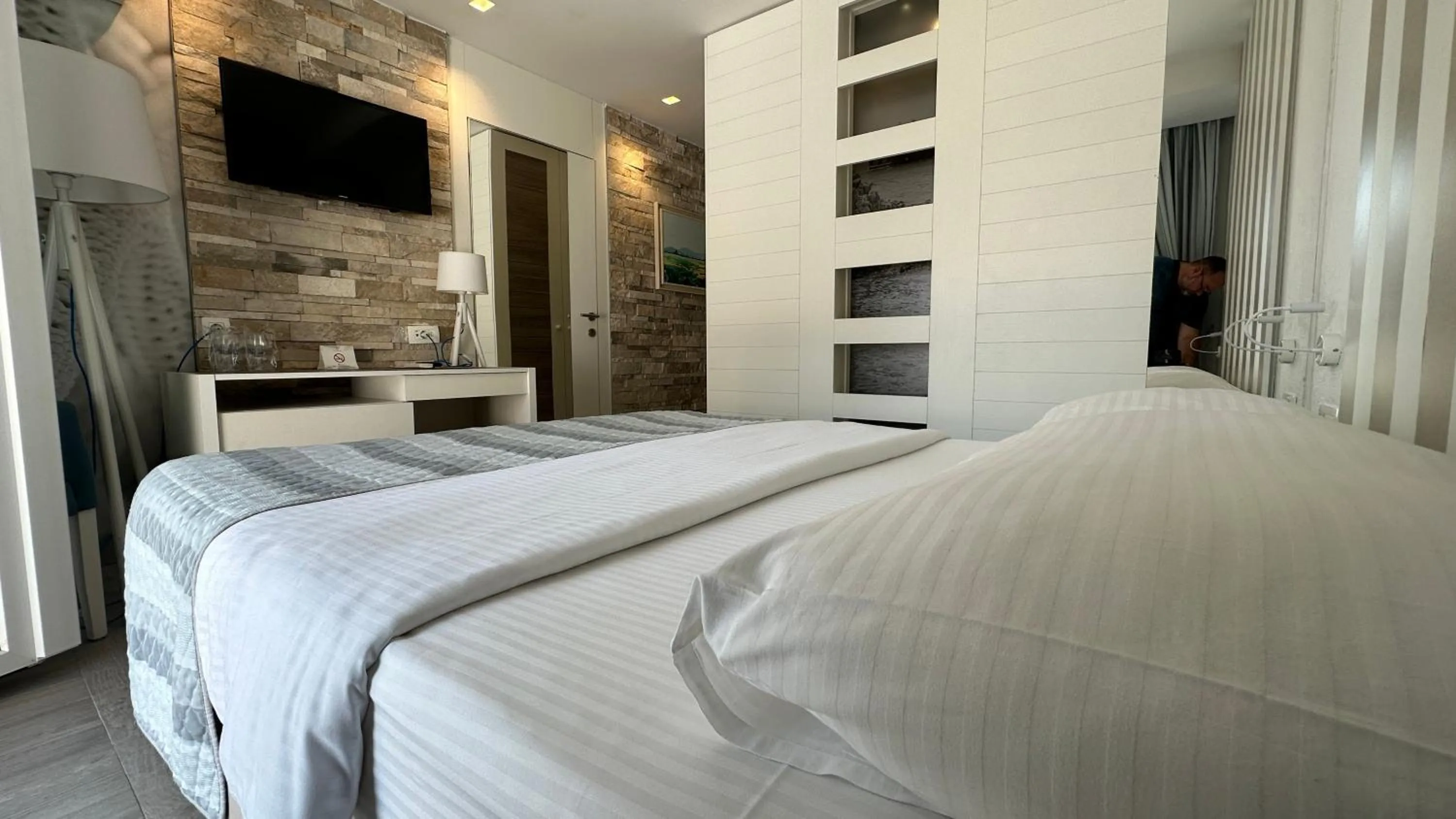 Bedroom, Bed in Hotel Aleksandar