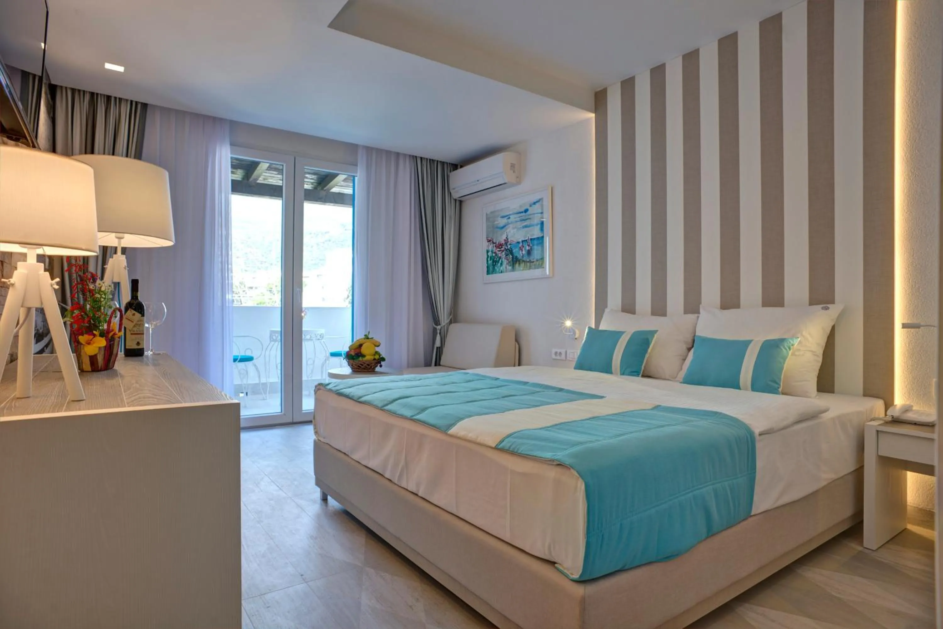 Bed in Hotel Aleksandar