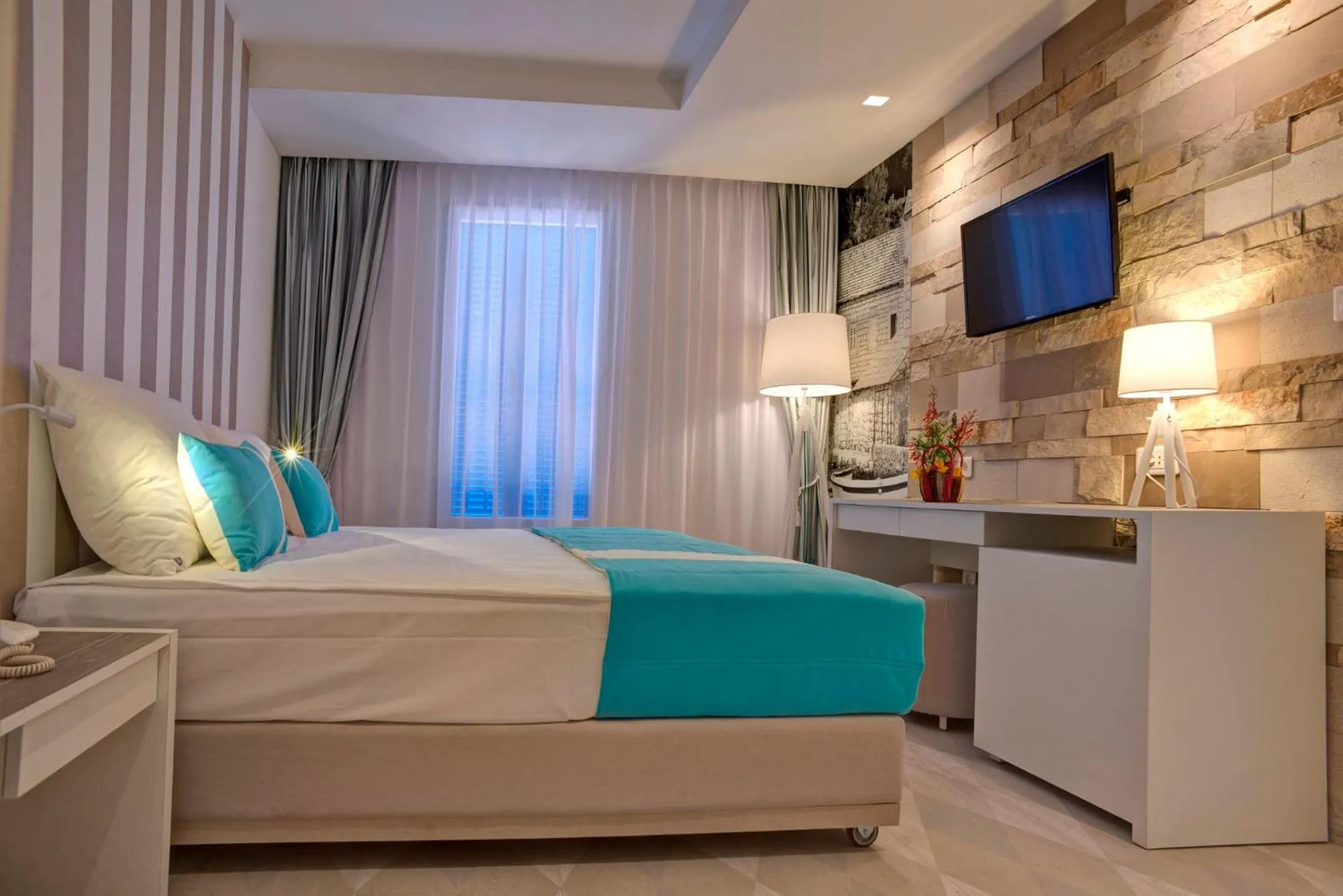 Bedroom, Bed in Hotel Aleksandar