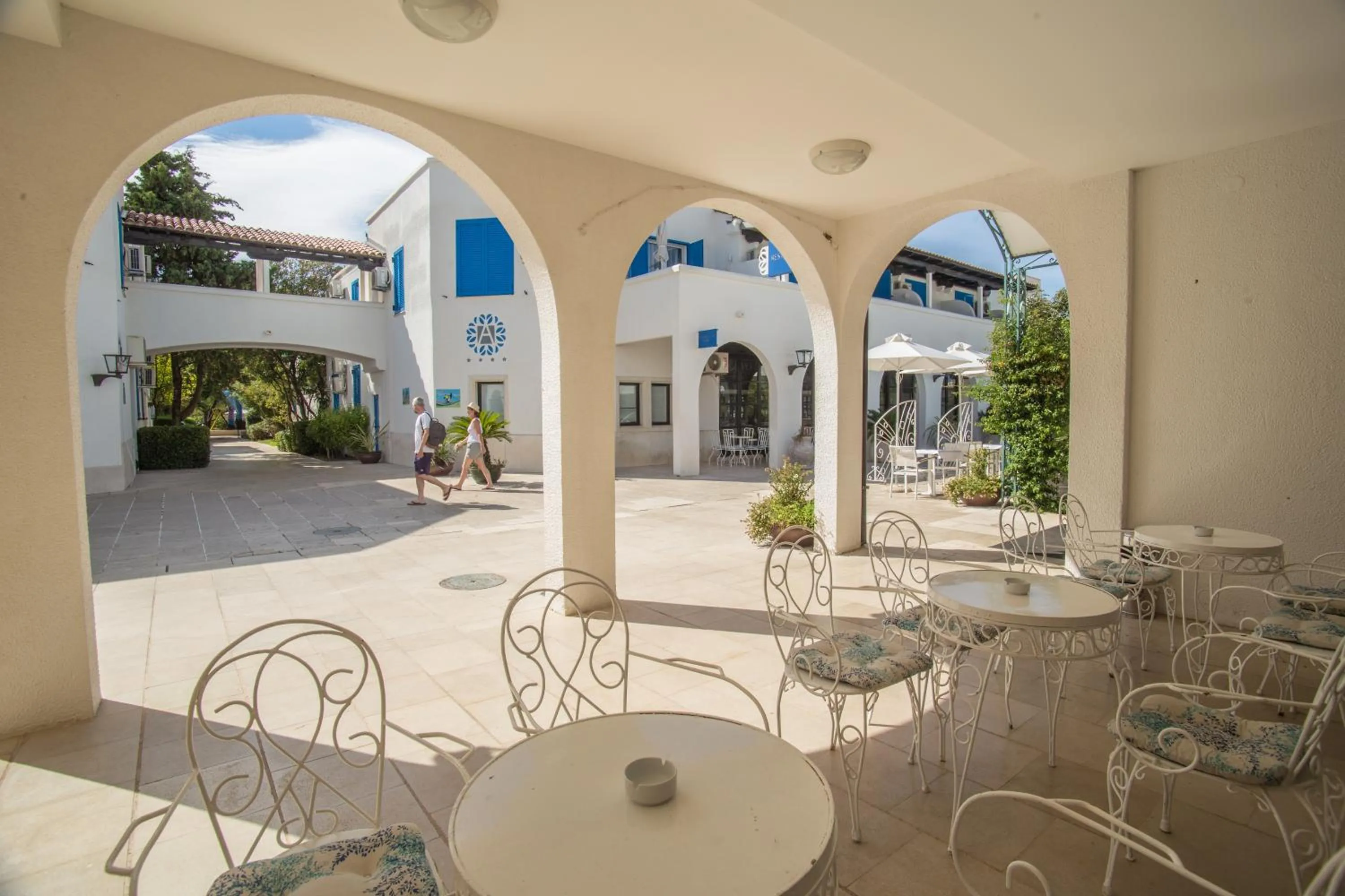 Seating area in Hotel Aleksandar