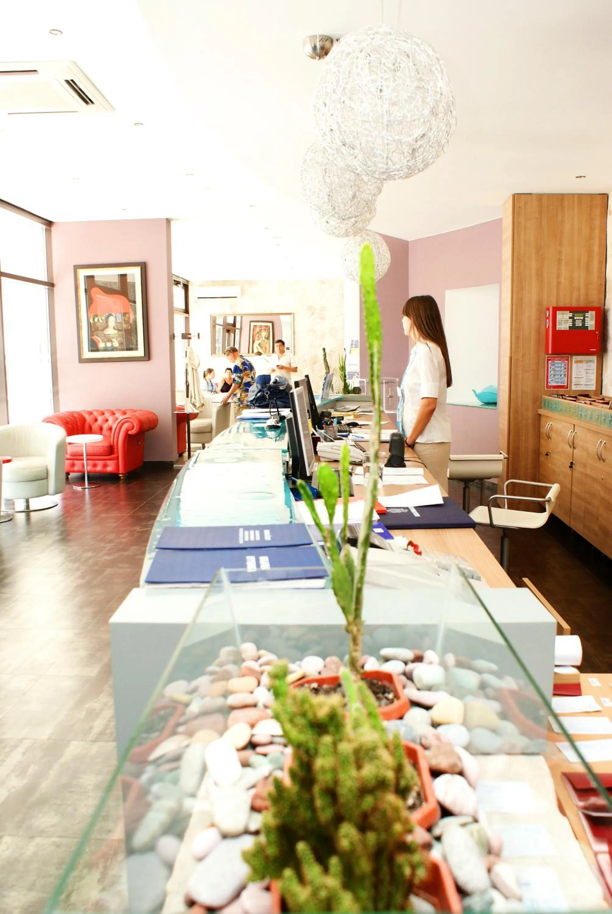 Lobby or reception in Hotel Aleksandar