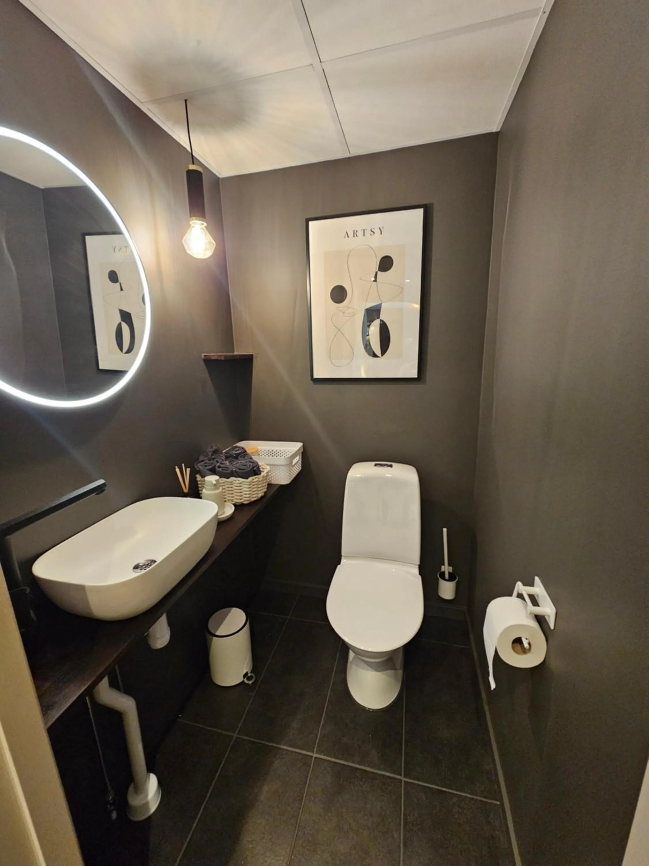 Toilet in Lidingö Arena Hotel
