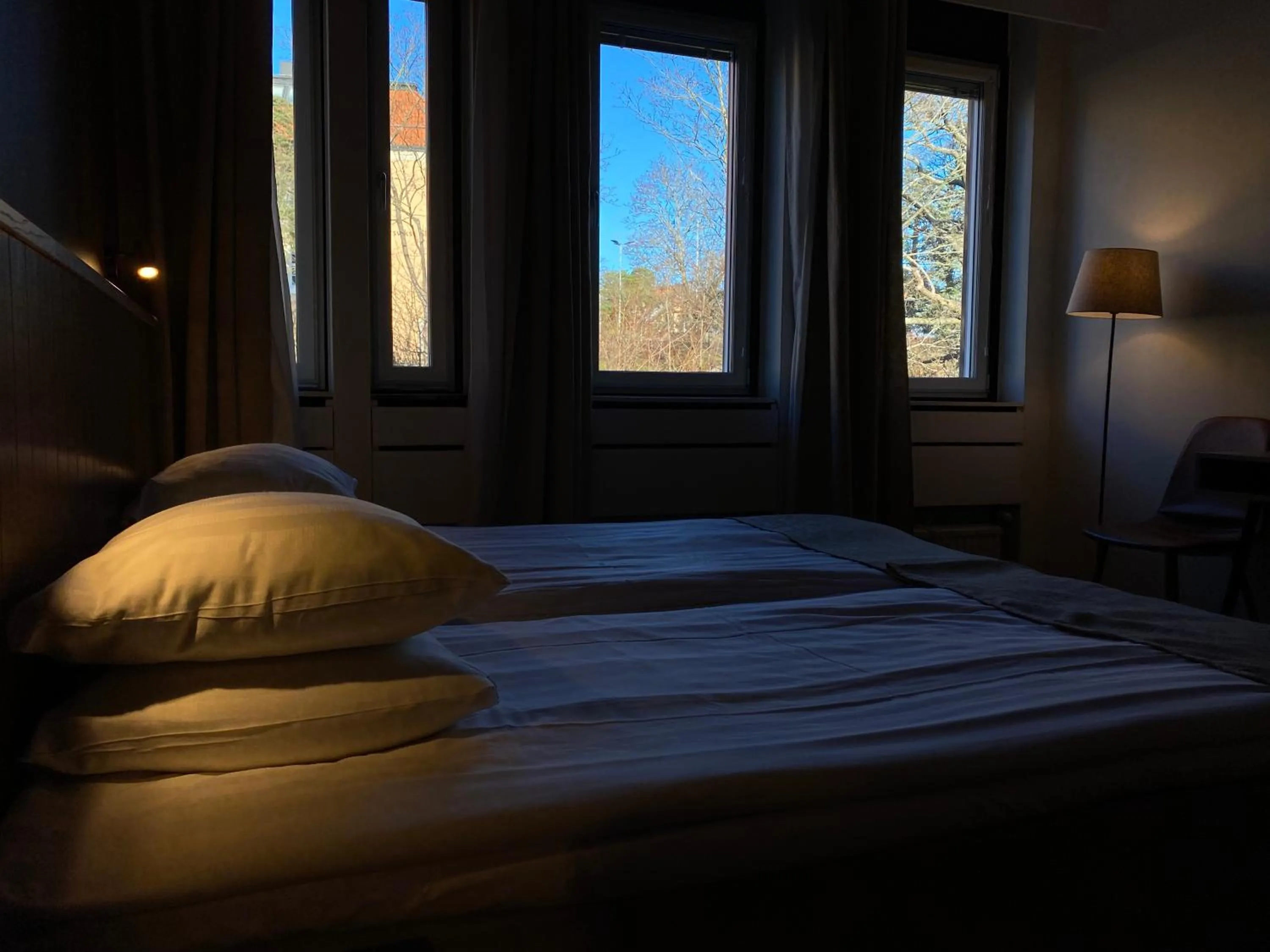 Photo of the whole room, Bed in Lidingö Arena Hotel