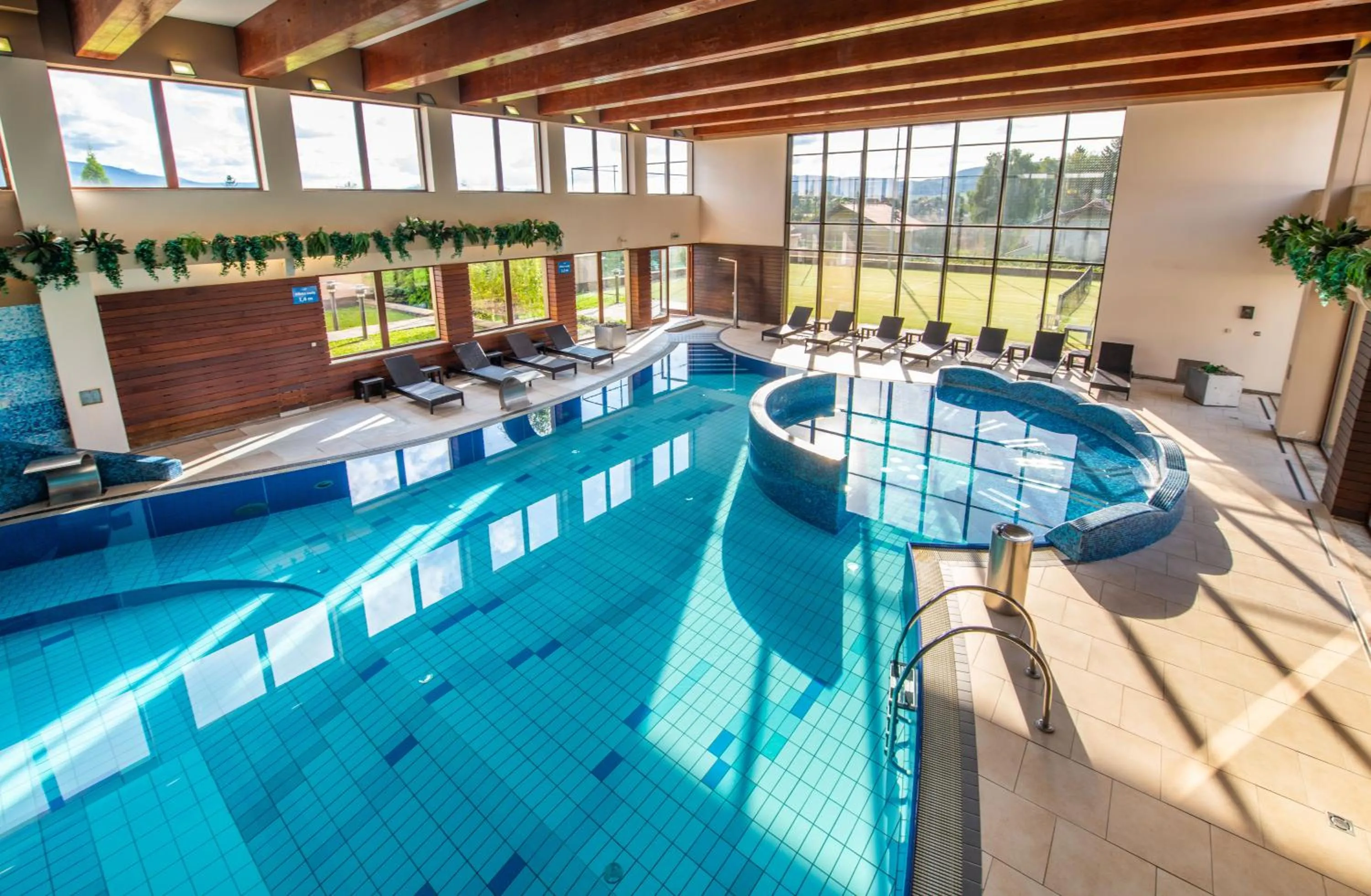 Pool view in Wellness Hotel Diplomat