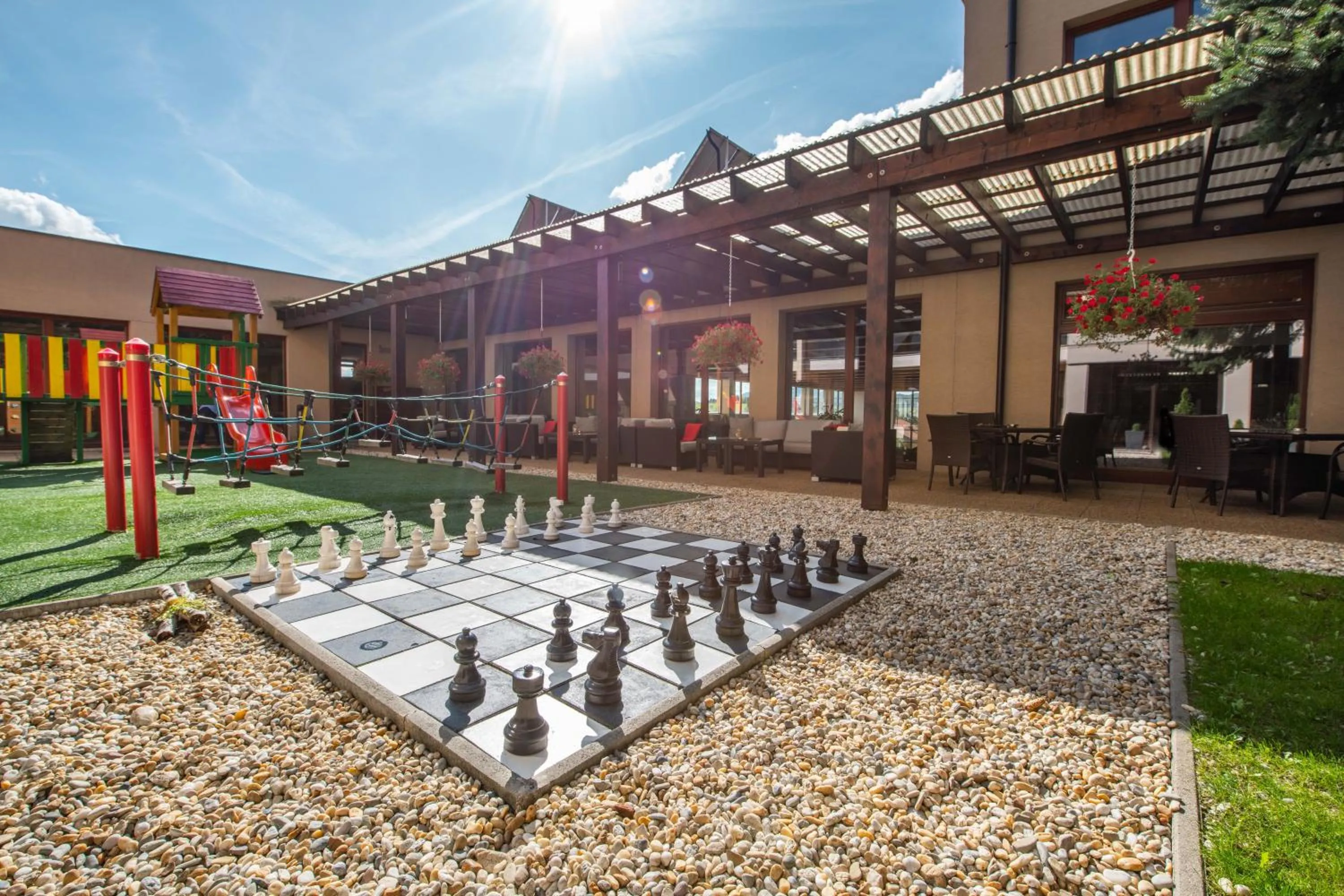 Patio in Wellness Hotel Diplomat