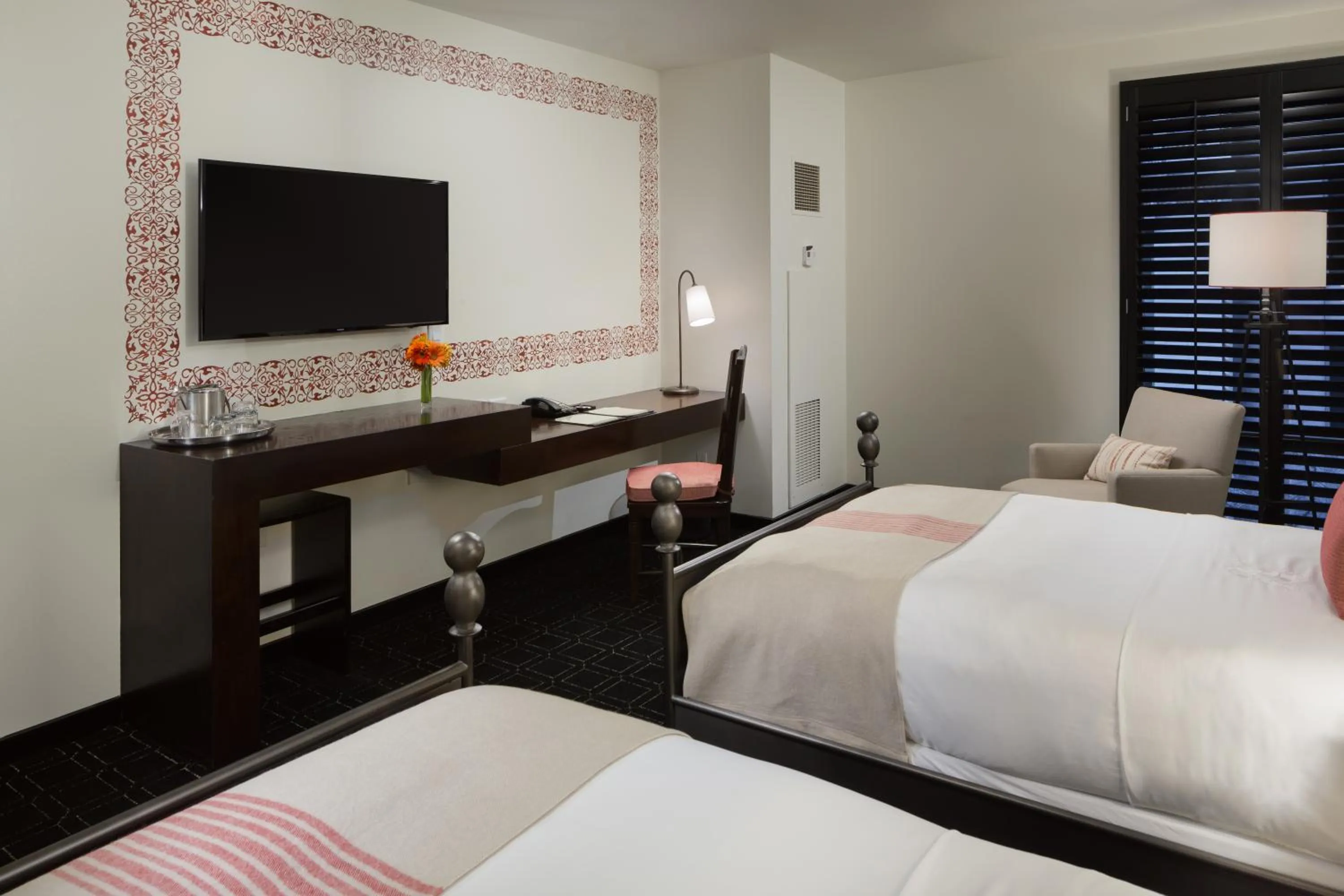 Decorative detail, Bed in Hotel Valencia Riverwalk