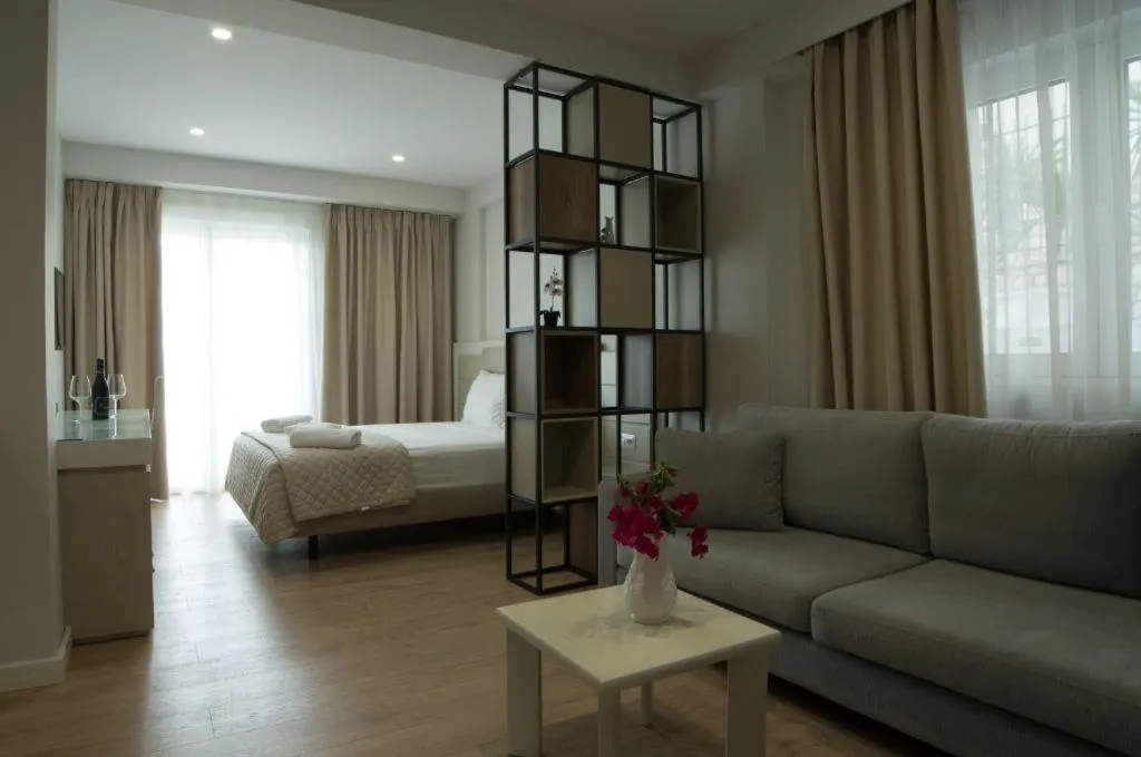 Bed in Hotel Vila Kalcuni Sarande